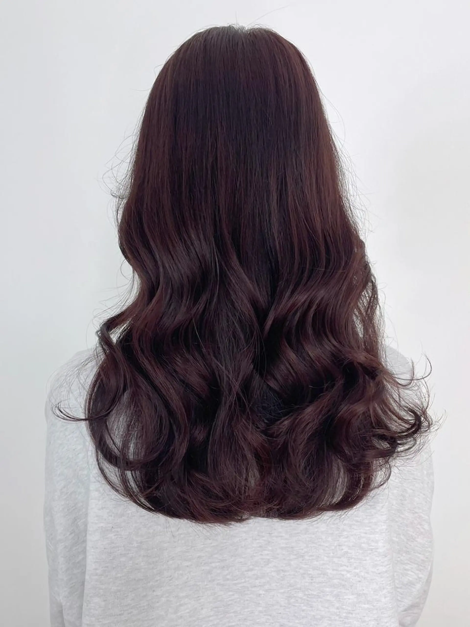 セミロング カラー パーマ ヘアアレンジ ブラウンカラー ピンクカラー ピンクブラウン カット ヘアカラー トリートメント ITbyALBUM 松戸のヘアスタイル
