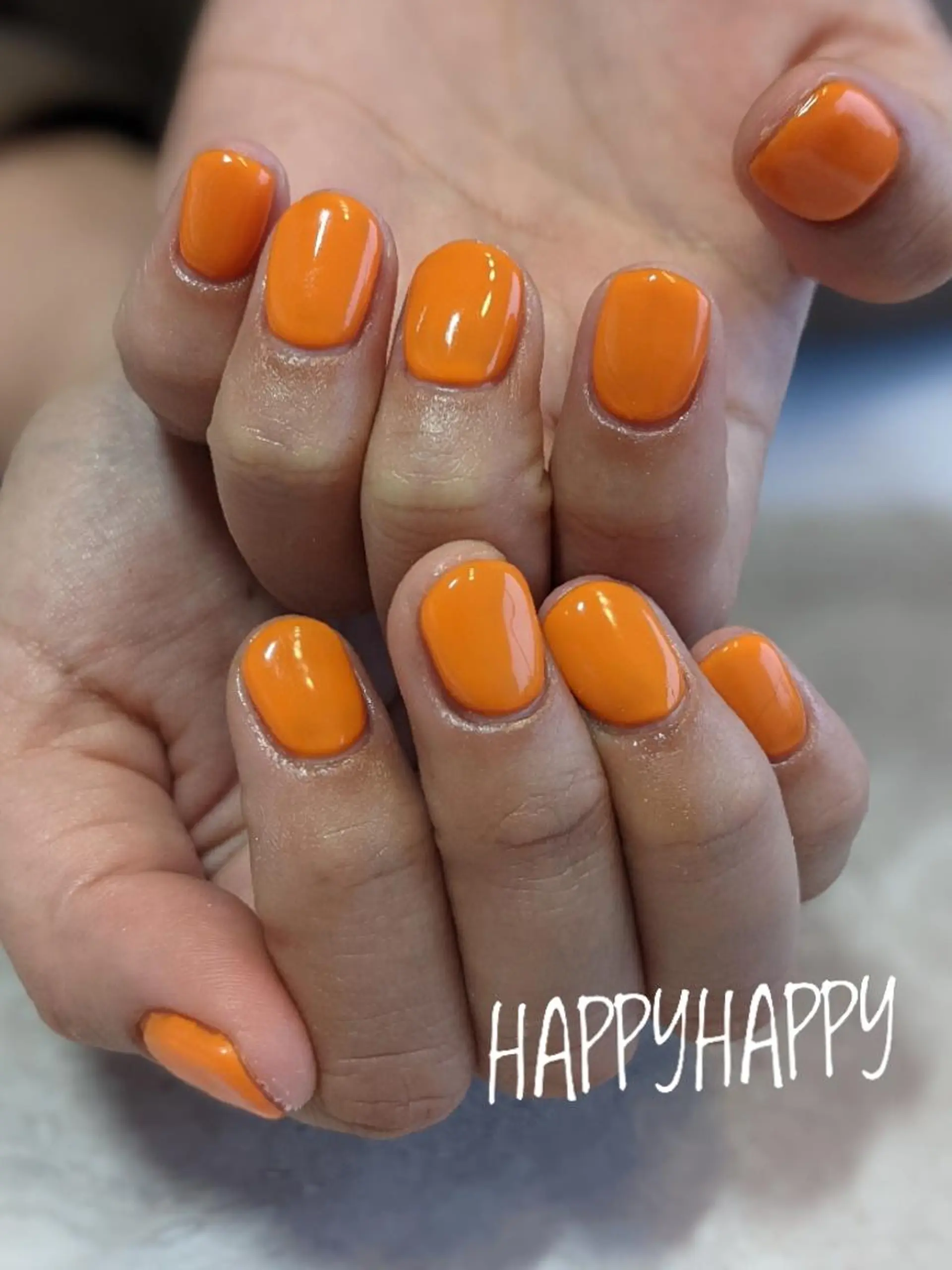 ネイル ワンカラーネイル HAPPY HAPPYのネイルデザイン