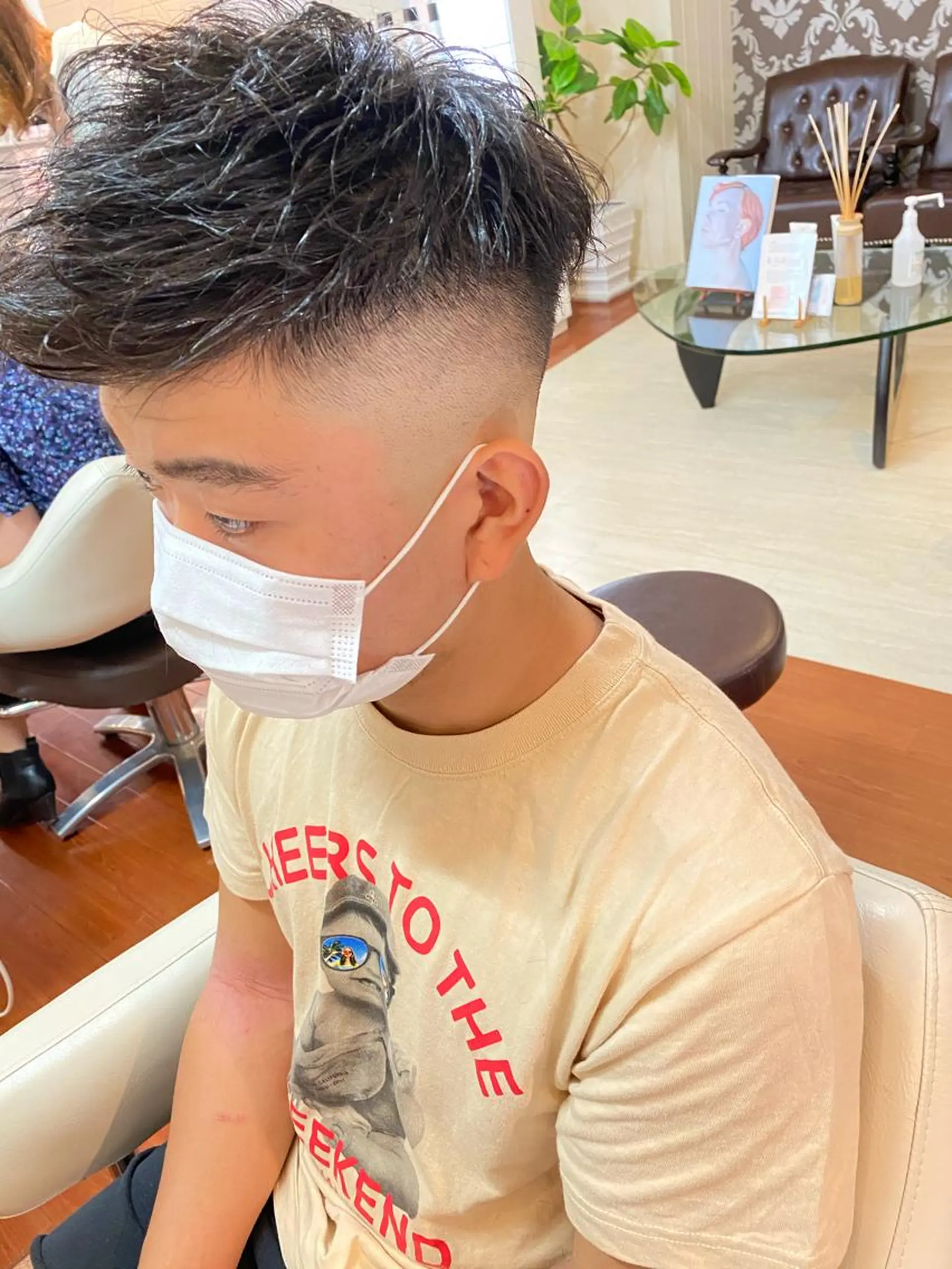 パーマ メンズ ヨシダ トオルのヘアスタイル