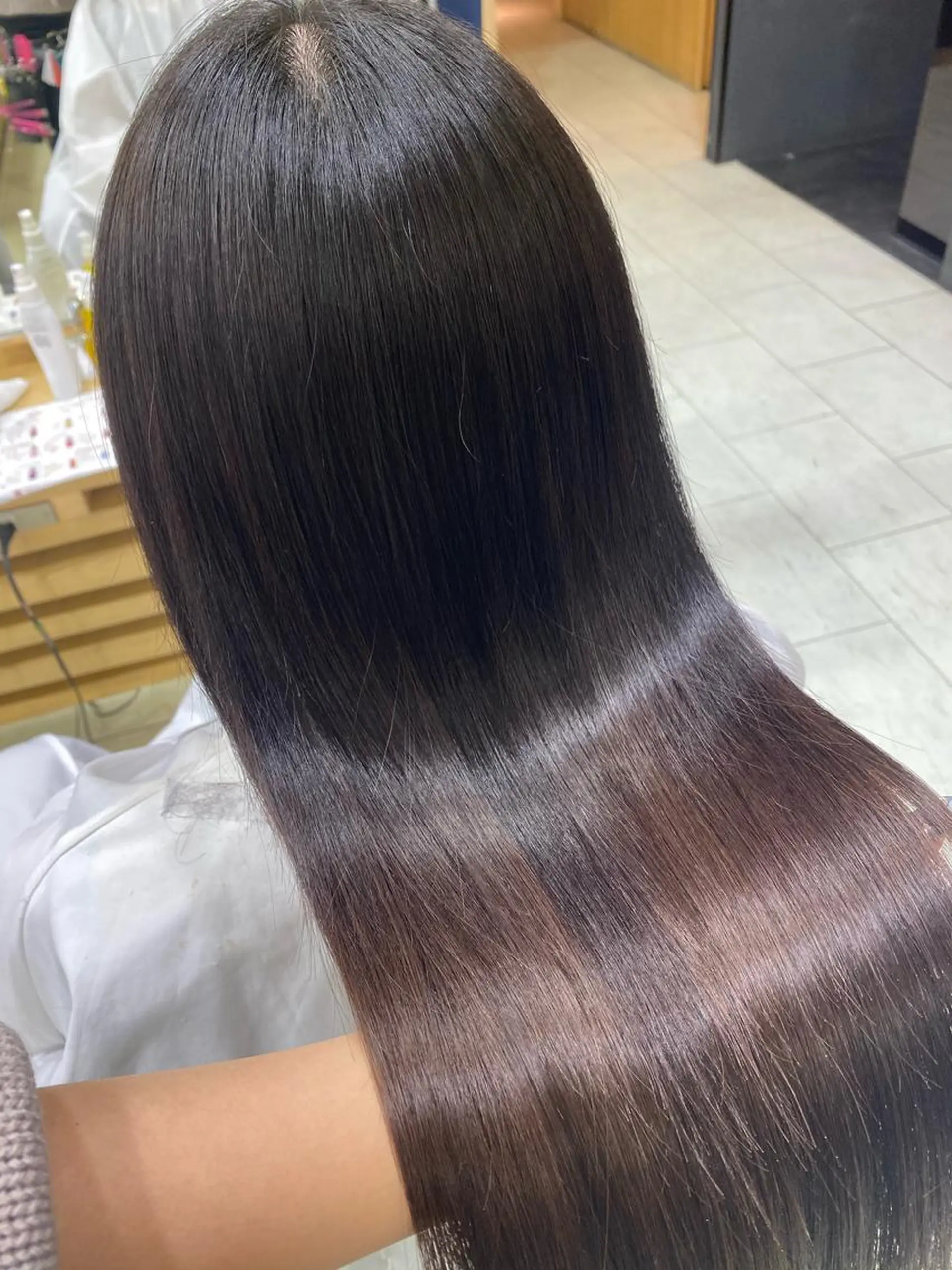 ロング カラー ヘアアレンジ TSUNA 🌙 Lim 五反田のマツエク・マツパデザイン