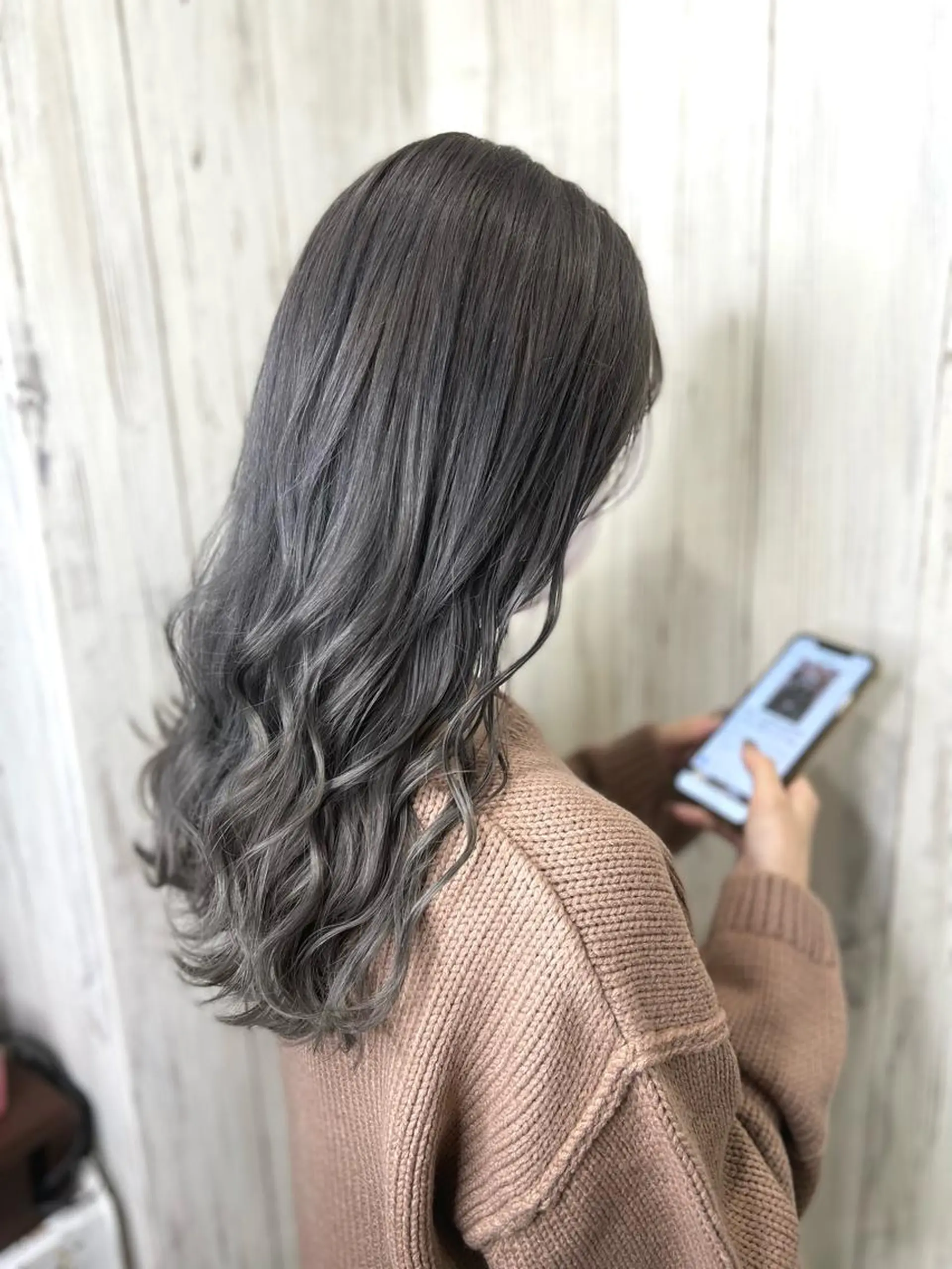 ロング カラー カット ヘアカラー トリートメント 🌿海山龍馬🌿前髪 /顔まわり/レイヤーのヘアスタイル