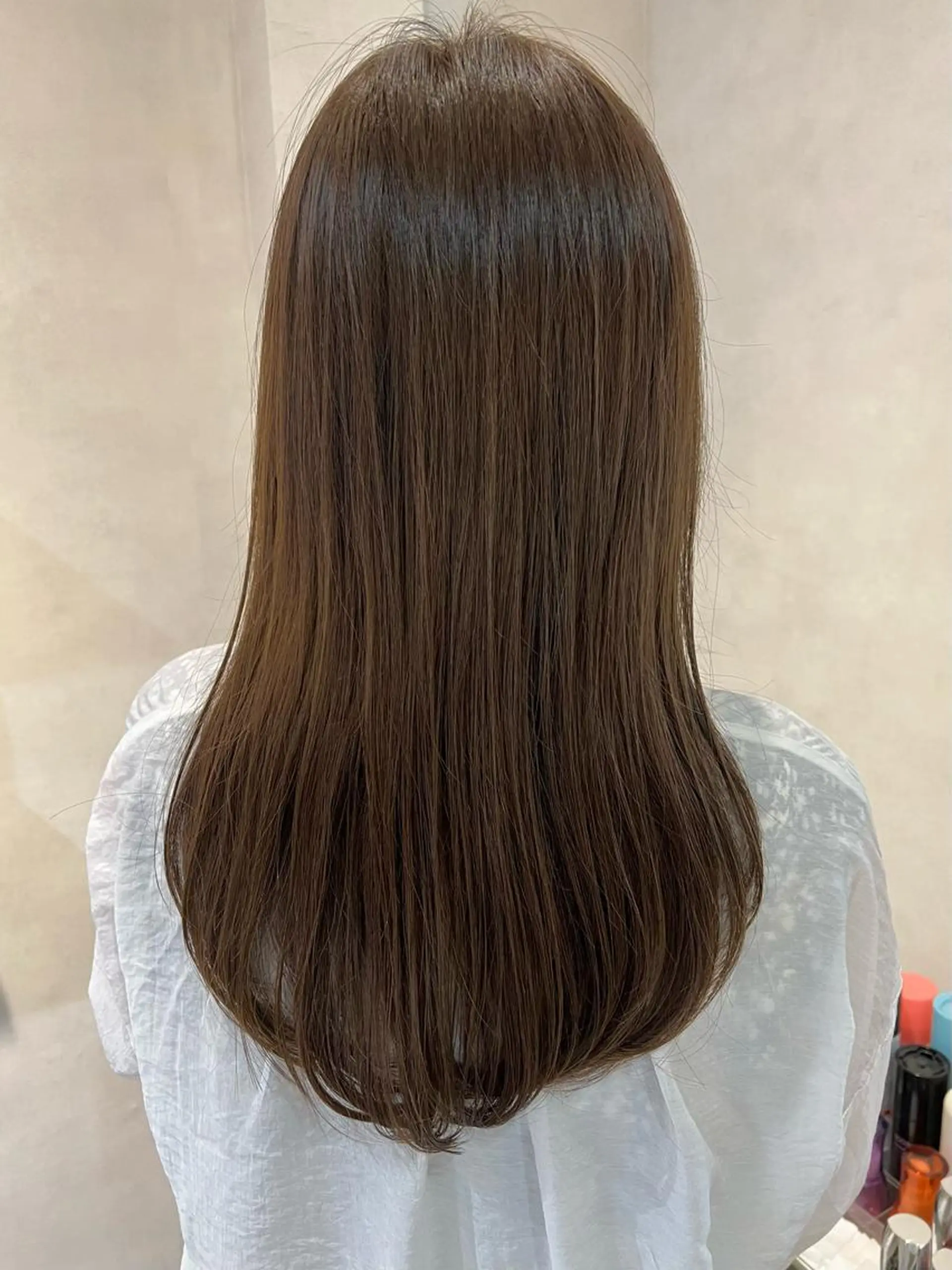 セミロング カット ヘアカラー トリートメント IVY joure Suzu.のヘアスタイル