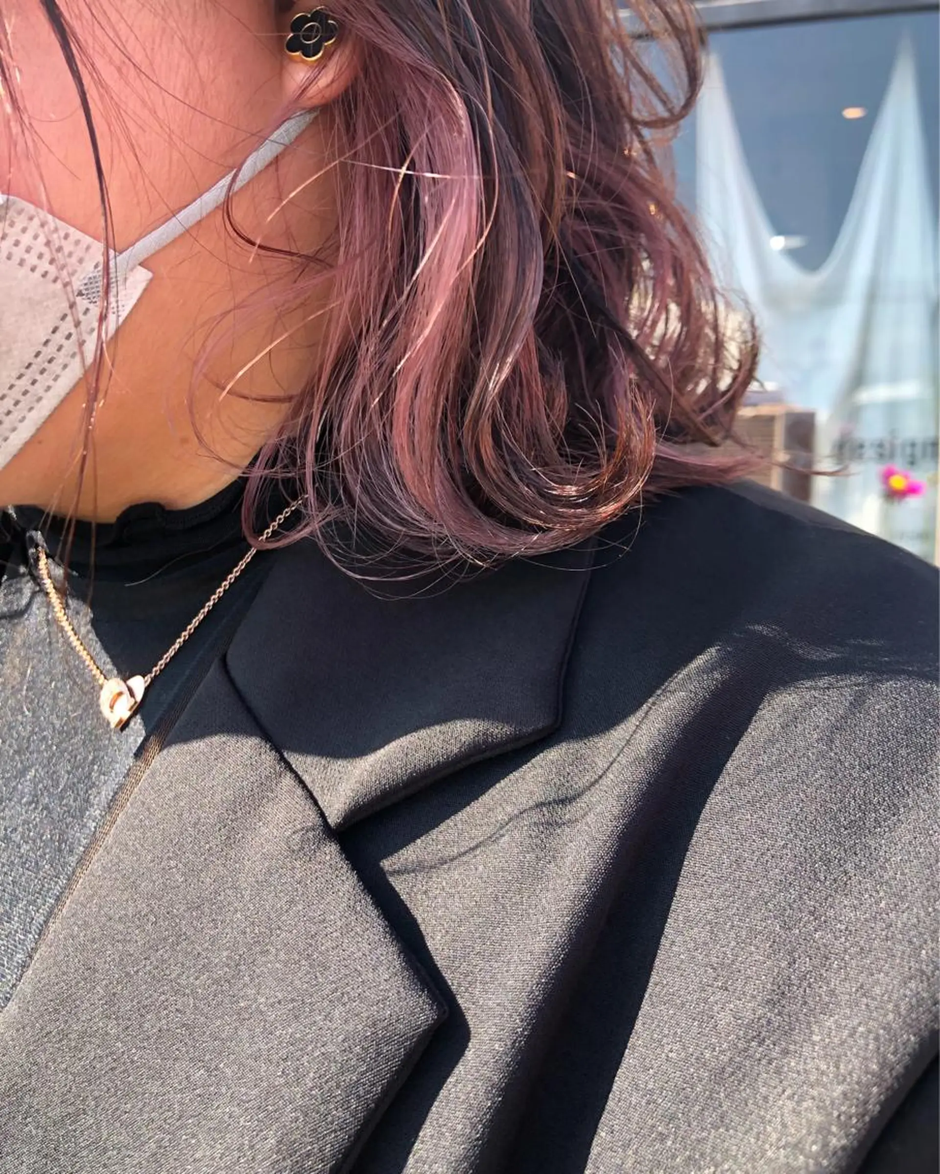 ミディアム カラー デザインカット🎨 ボブ🫟おざきのヘアスタイル