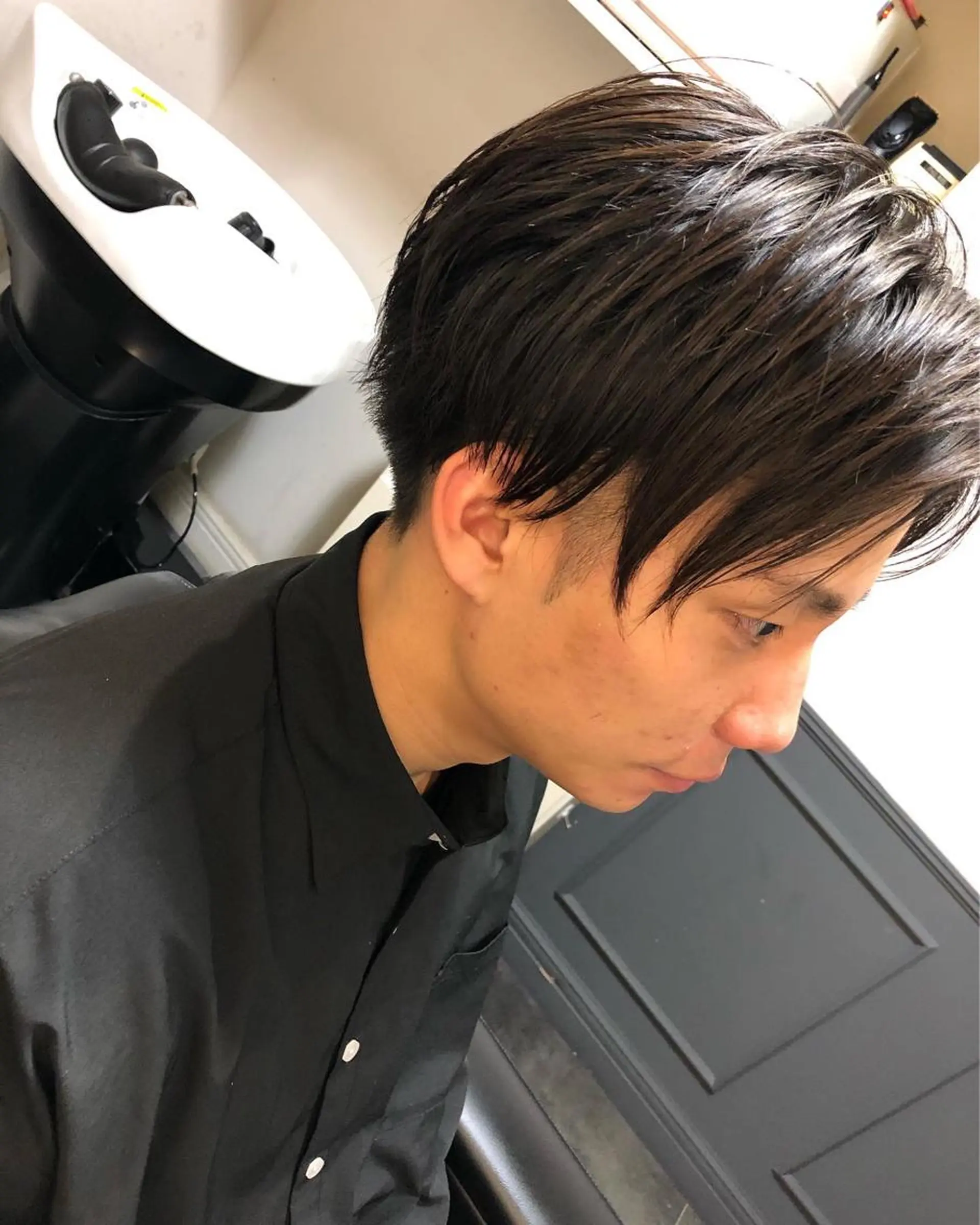 ミディアム パーマ メンズ 【メンズ特化サロン】 【サロモ特別価格】のヘアスタイル