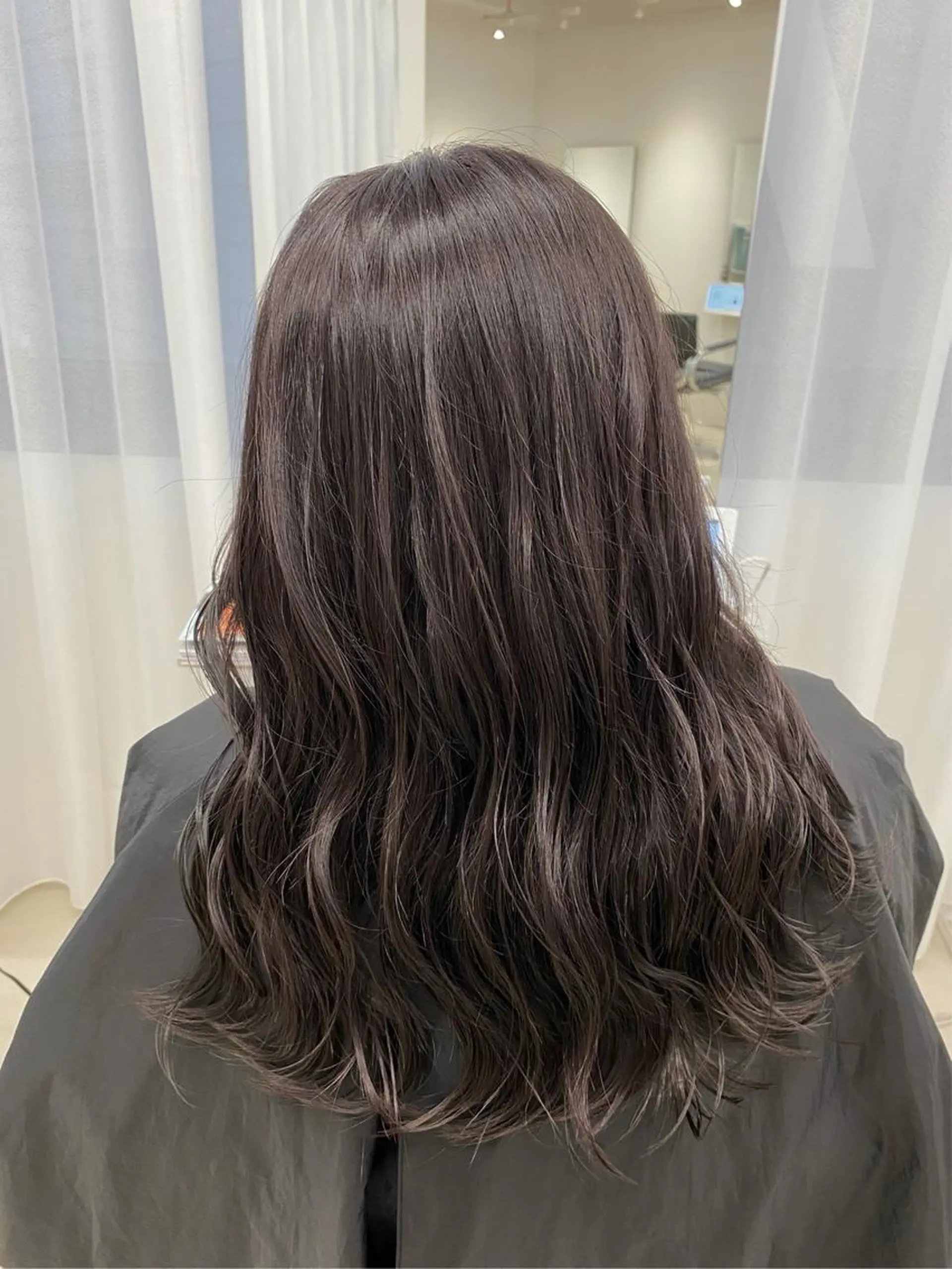 セミロング カラー ヘアアレンジ 透明感カラー ラベンダーカラー 池袋/韓国レイヤー 💗🐇amiのヘアスタイル