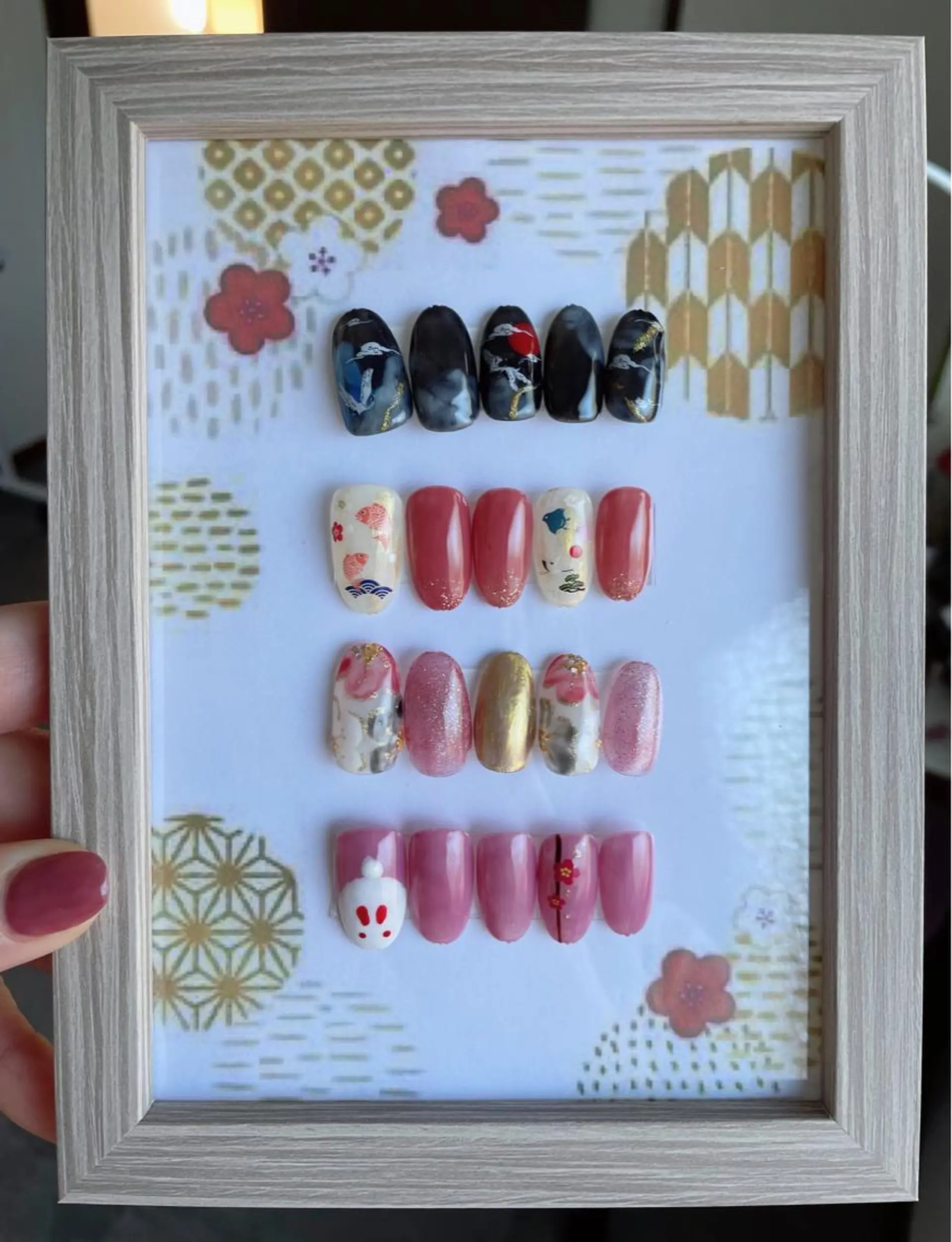 ネイル 成人式 mina Nailのネイルデザイン