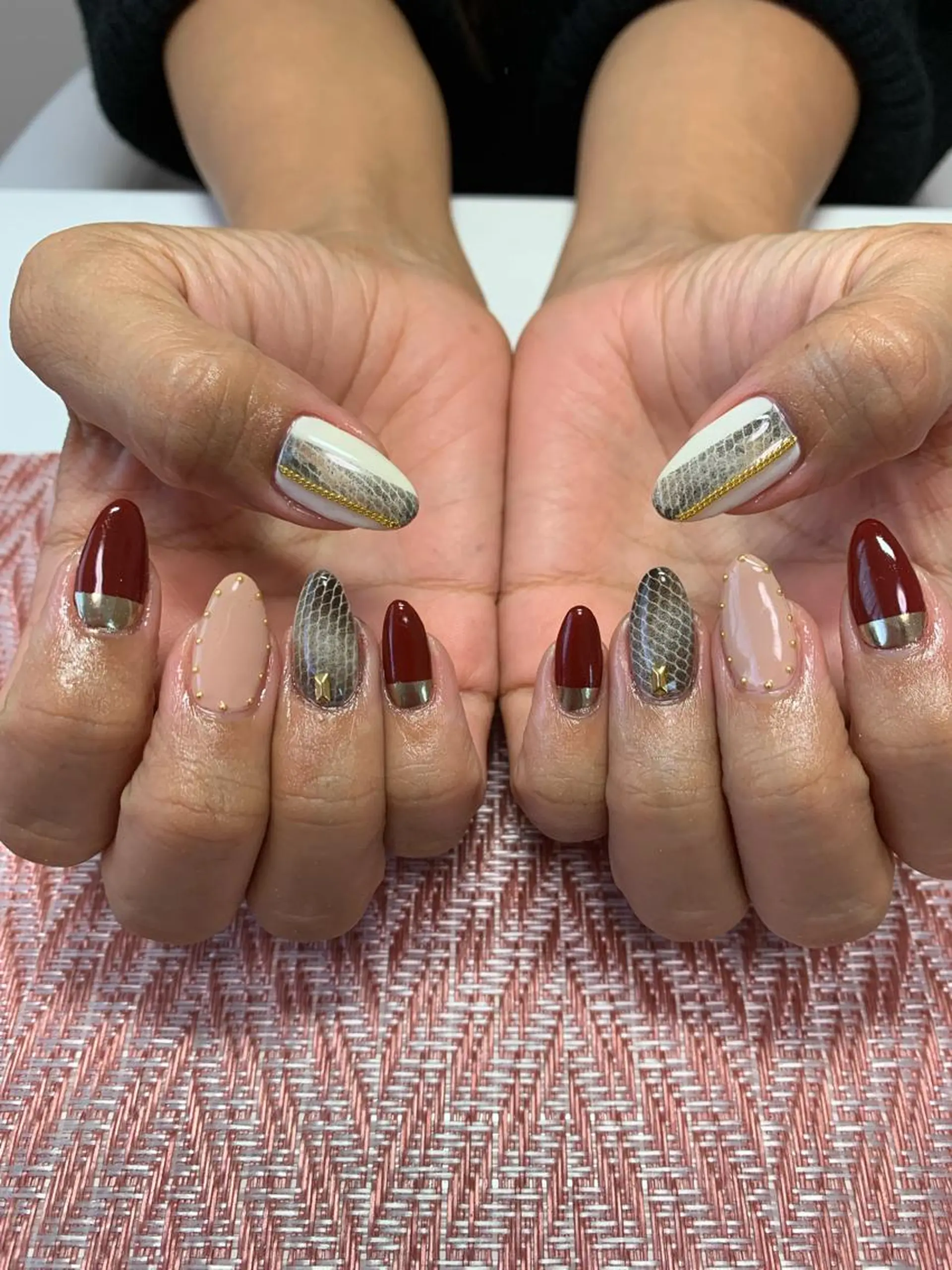 ネイル rukianail 新里のネイルデザイン