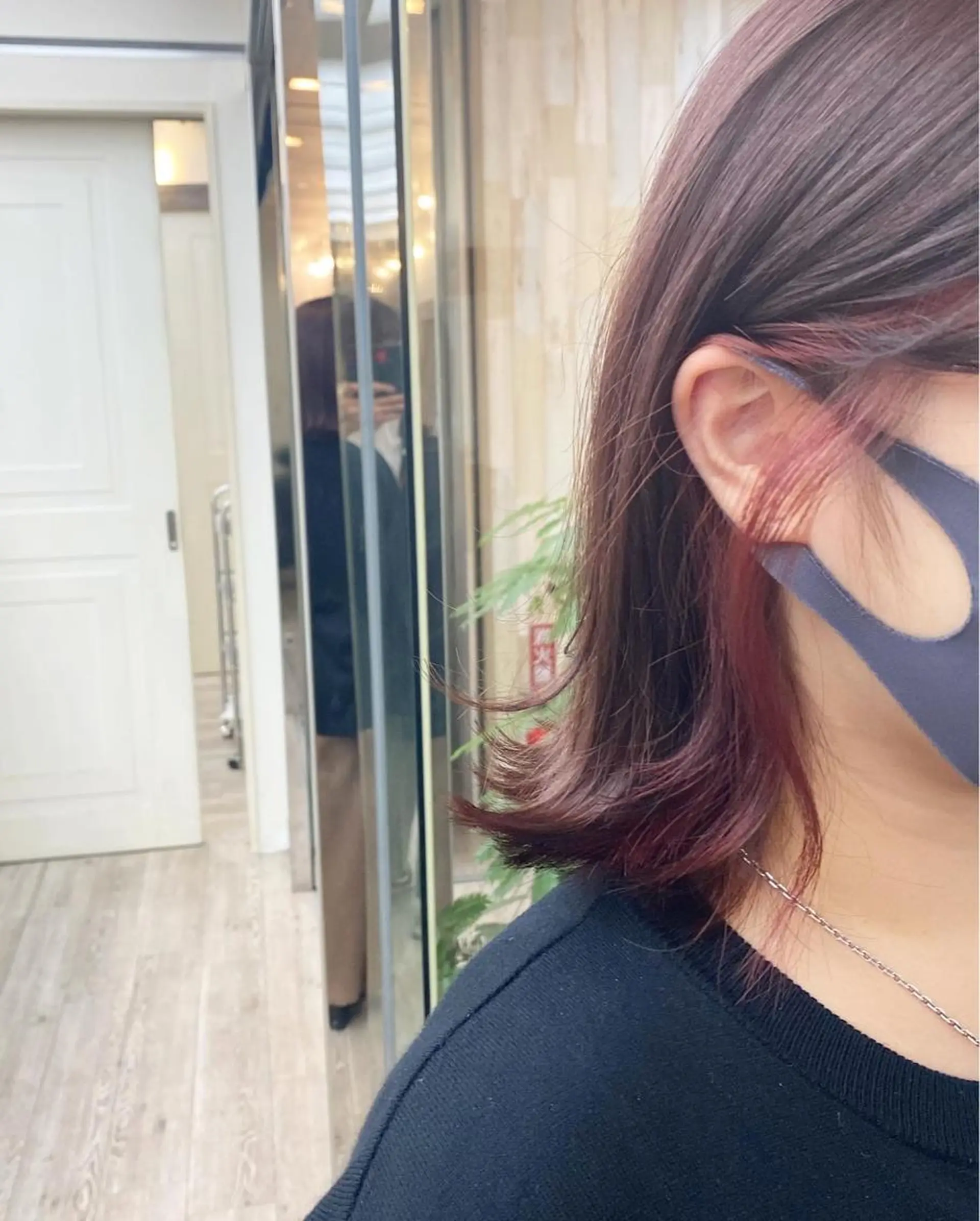 ショート ヘアカラー トリートメント ☀️透明感color KURO☀️のヘアスタイル