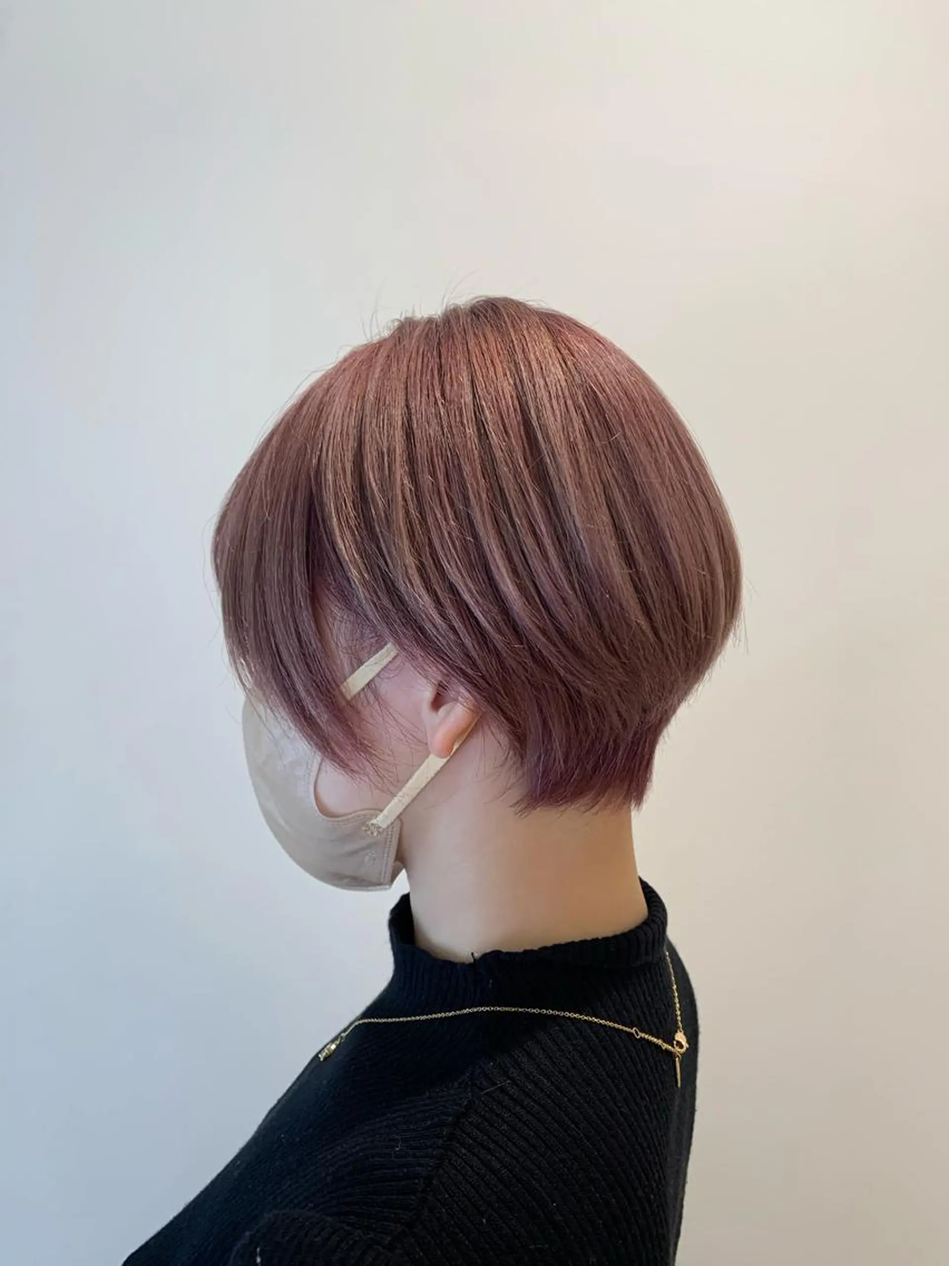 カラー 韓国レイヤー🪽 耳ツボジュエリーのヘアスタイル