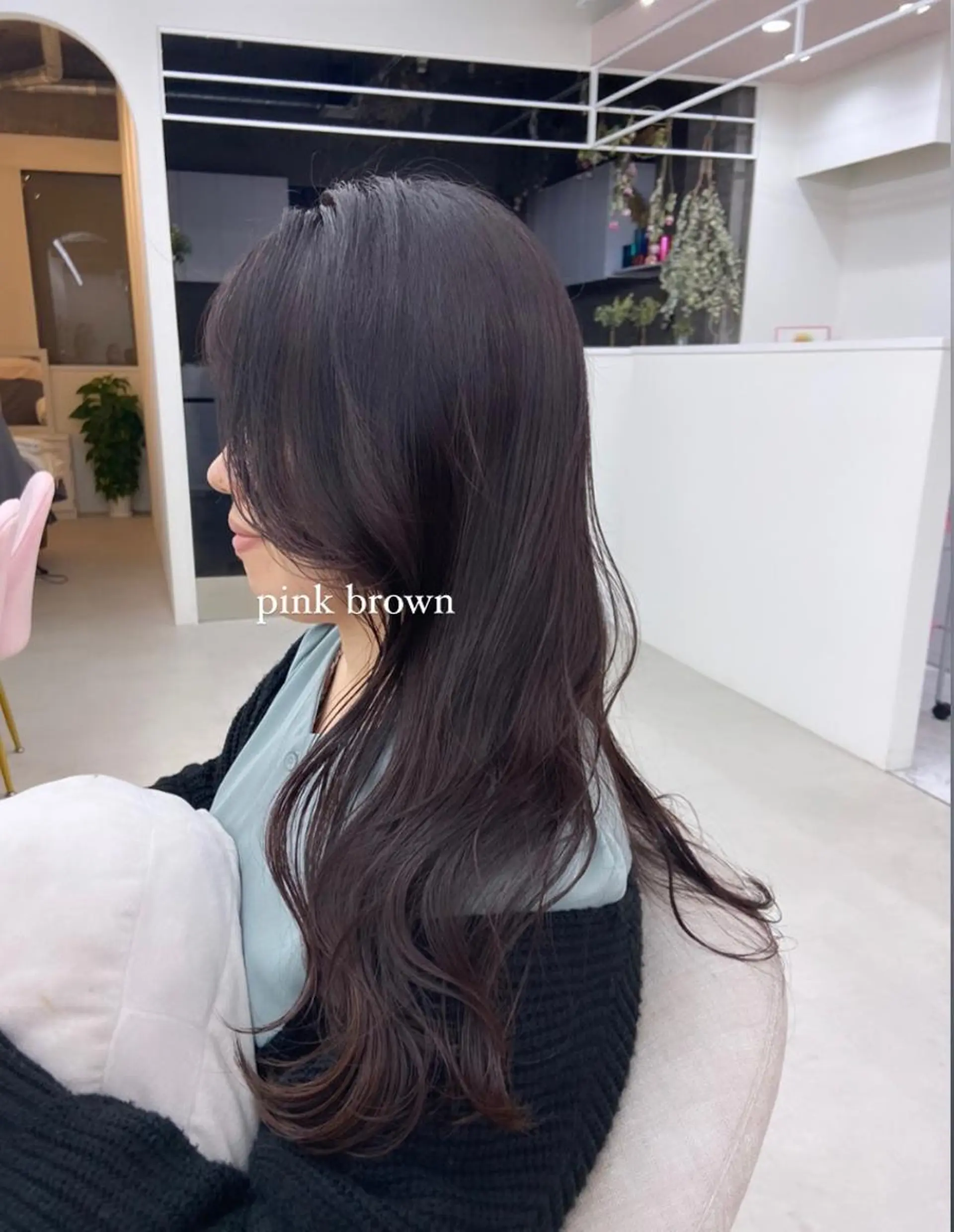 ロング カラー しみず さきのヘアスタイル