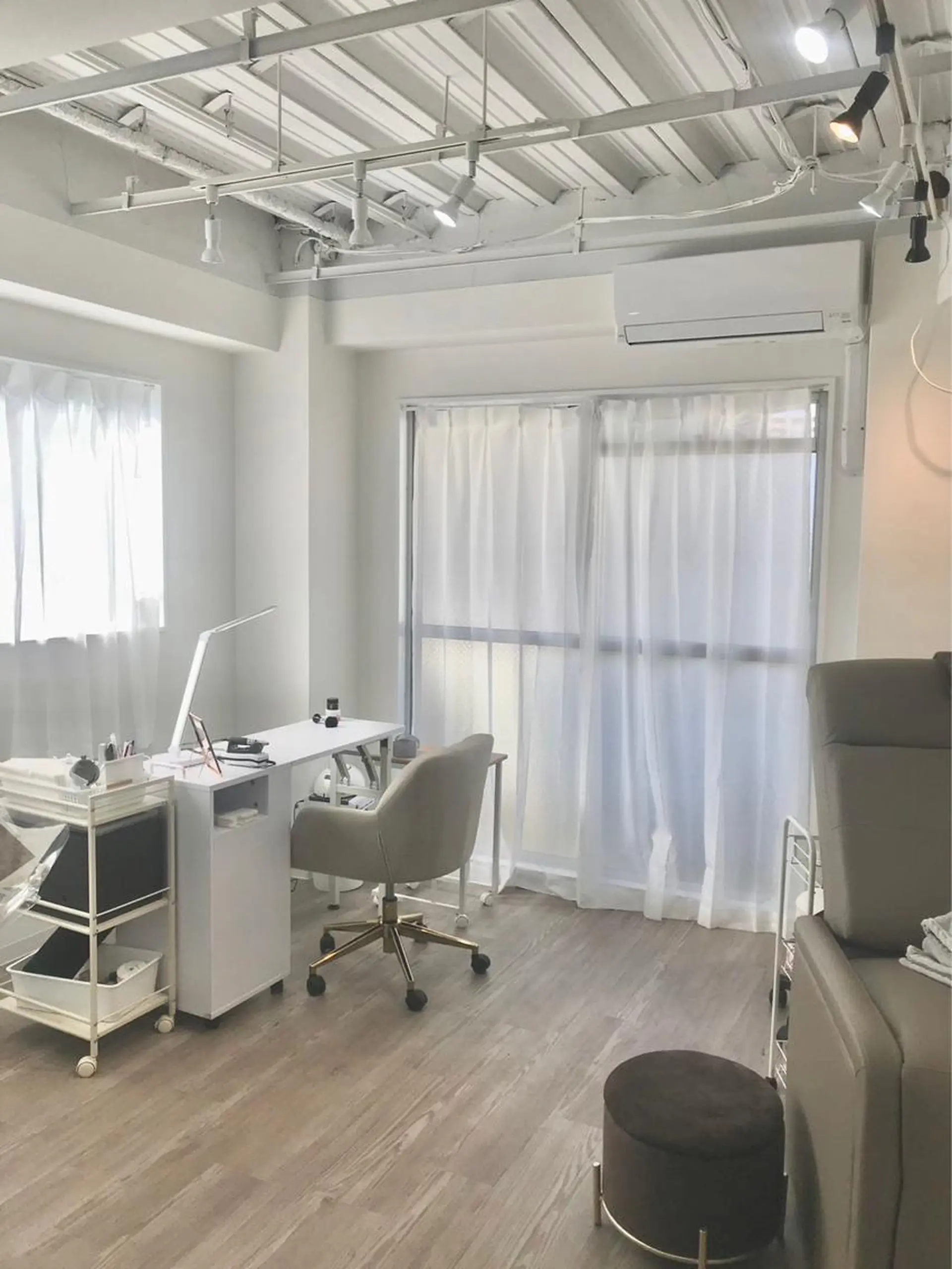 ロング ネイル マツエク・マツパ シンプルネイル apopis＊ close23:00のネイルデザイン