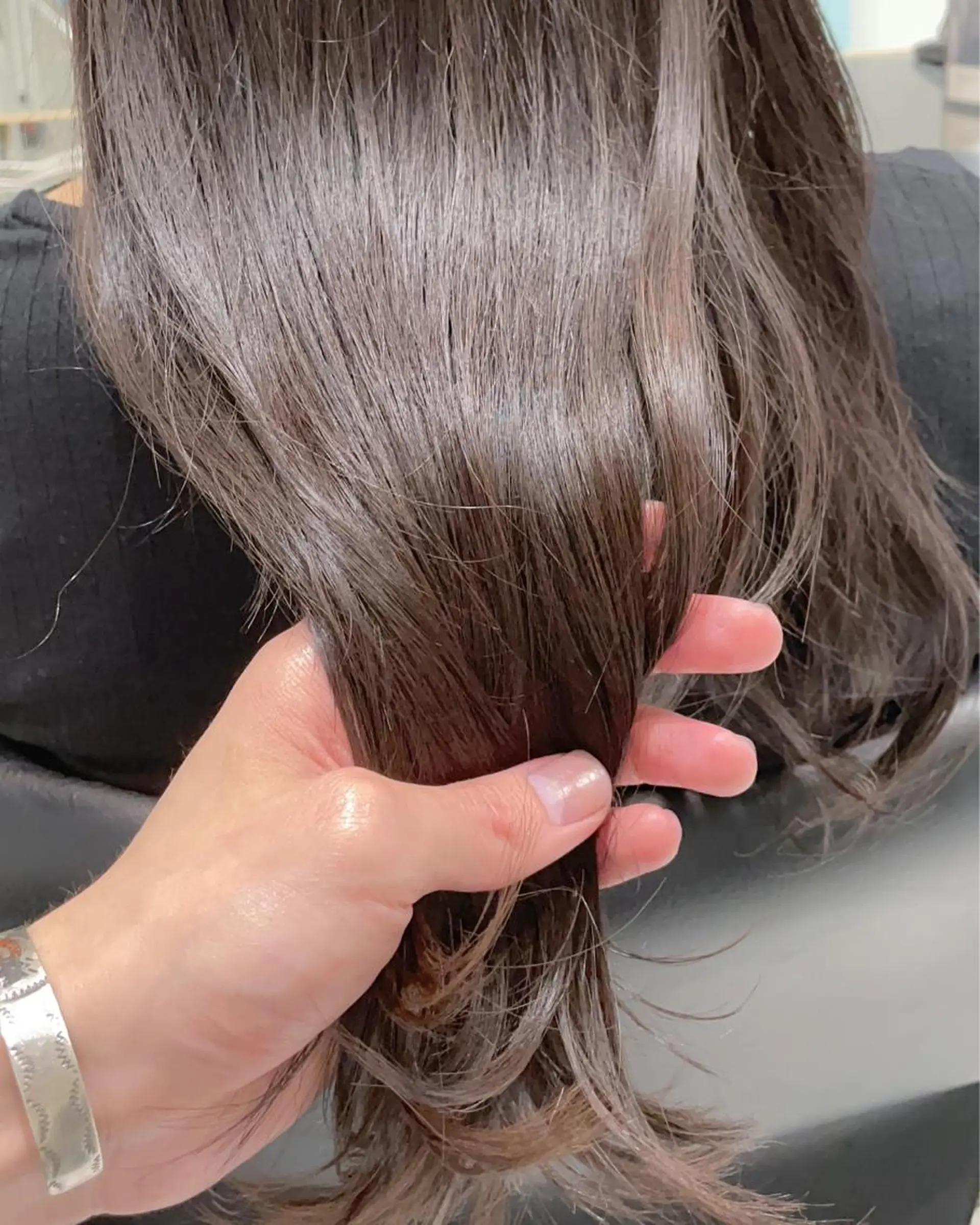 セミロング 矢口 嵩人のヘアスタイル