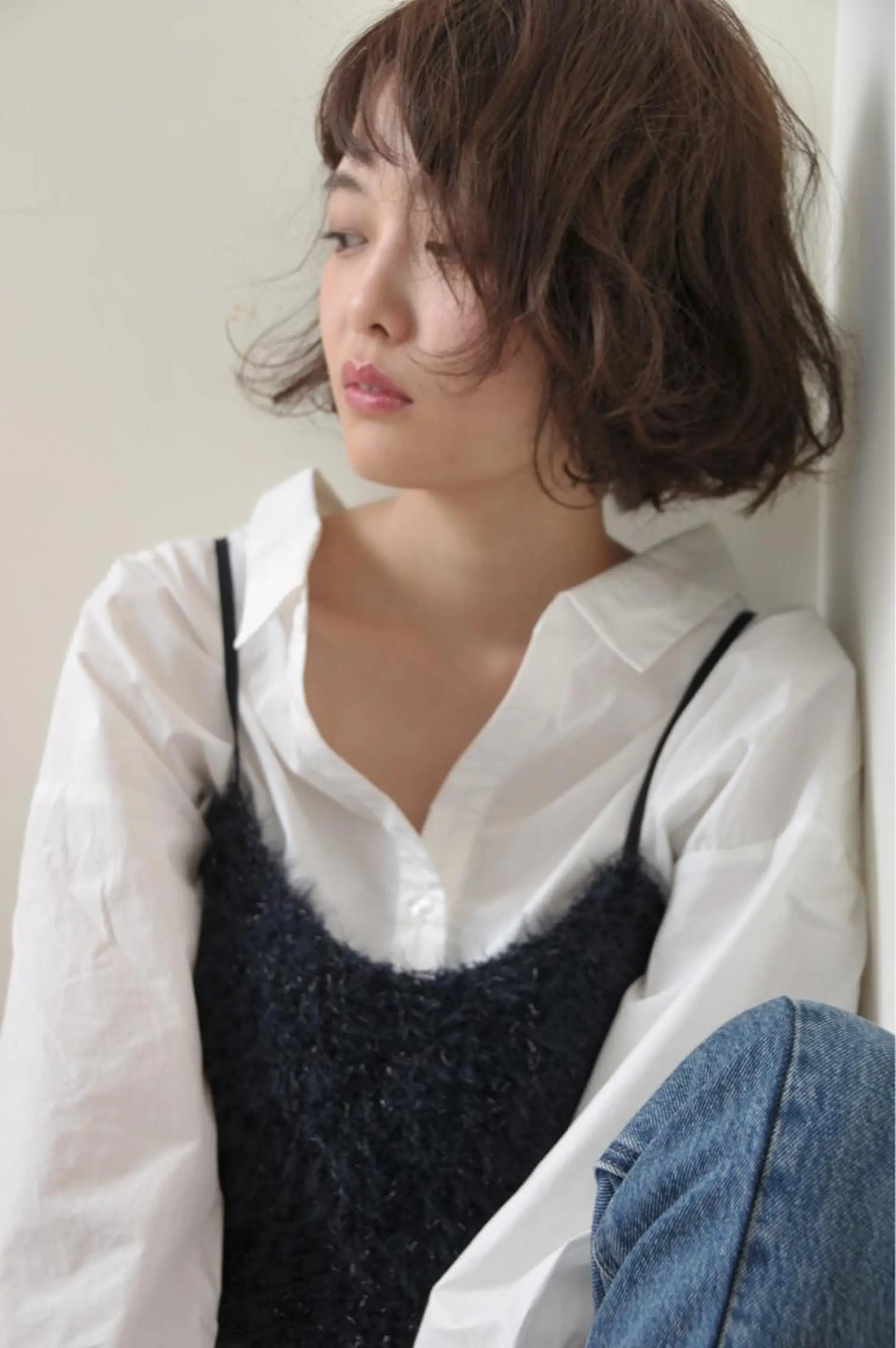 ショート パーマ 似合わせカット カット ヘアカラー トリートメント Neolive caffのヘアスタイル