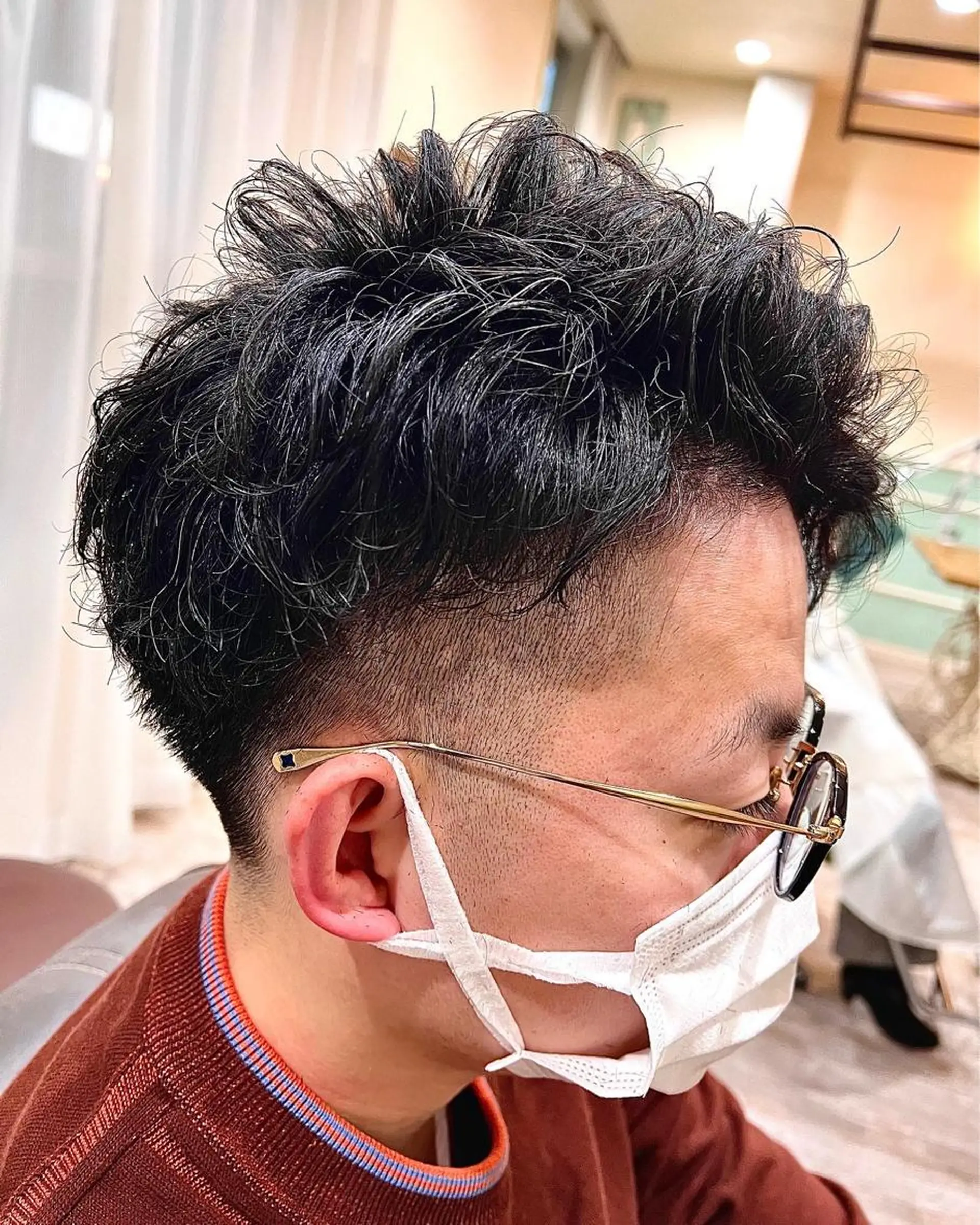 パーマ メンズ カット パーマ トリートメント 新越谷noble店長 松本拓也▶◀*.のヘアスタイル