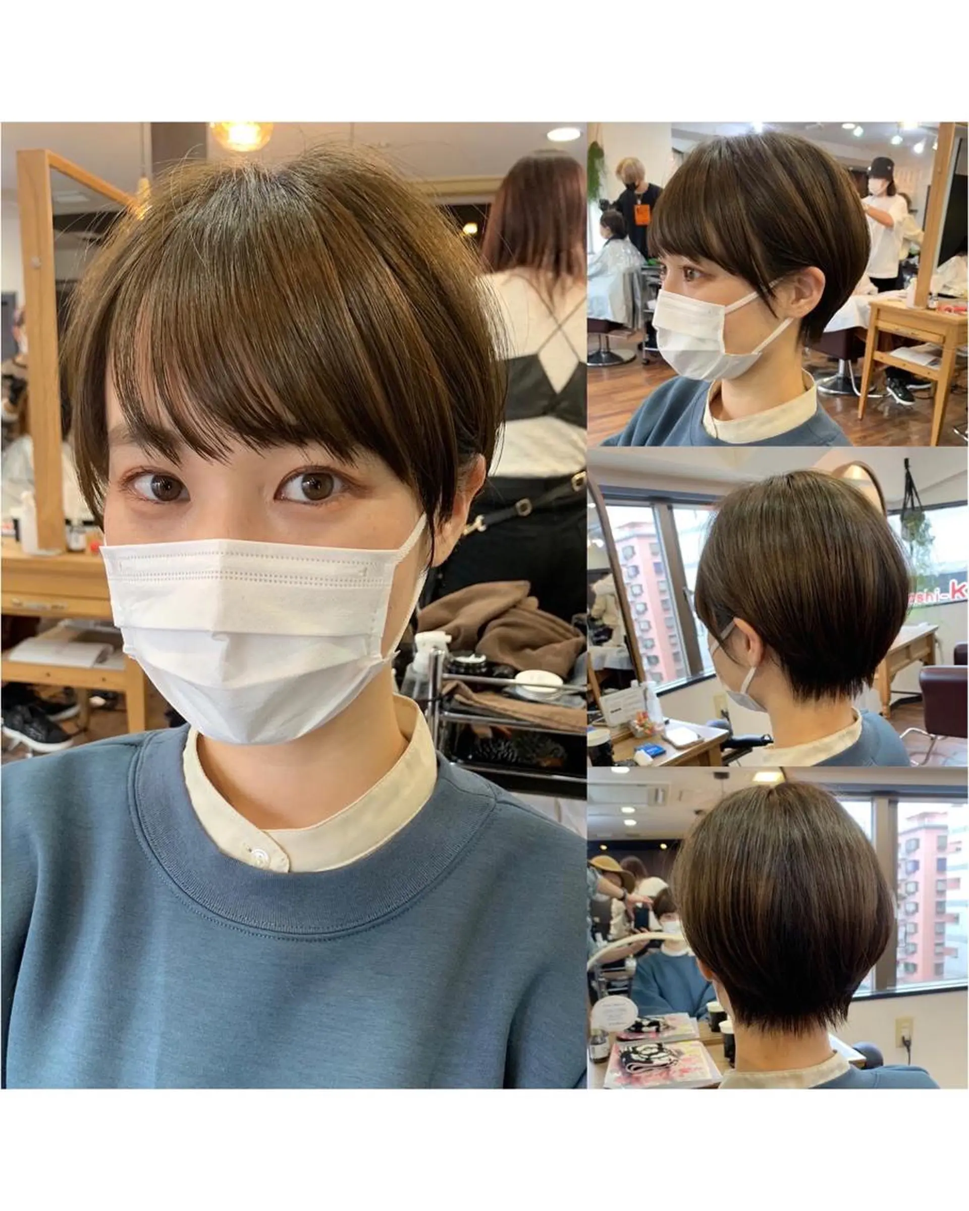 ショート 縮毛矯正/ショート/ レイヤー/畑中正敏のヘアスタイル