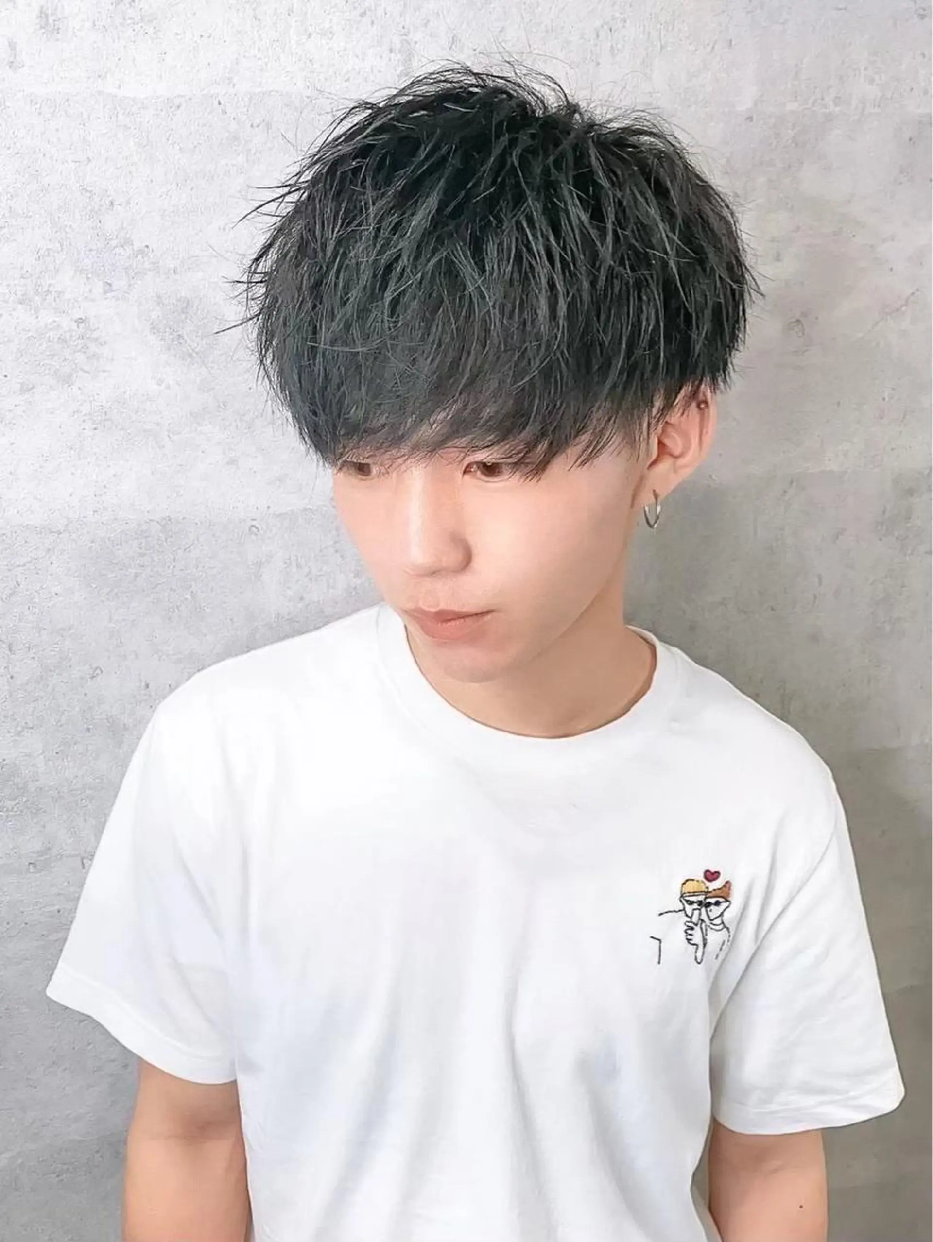 ショート 🩵髪質改善🩵 韓国ヘア🩵花澤みりのヘアスタイル