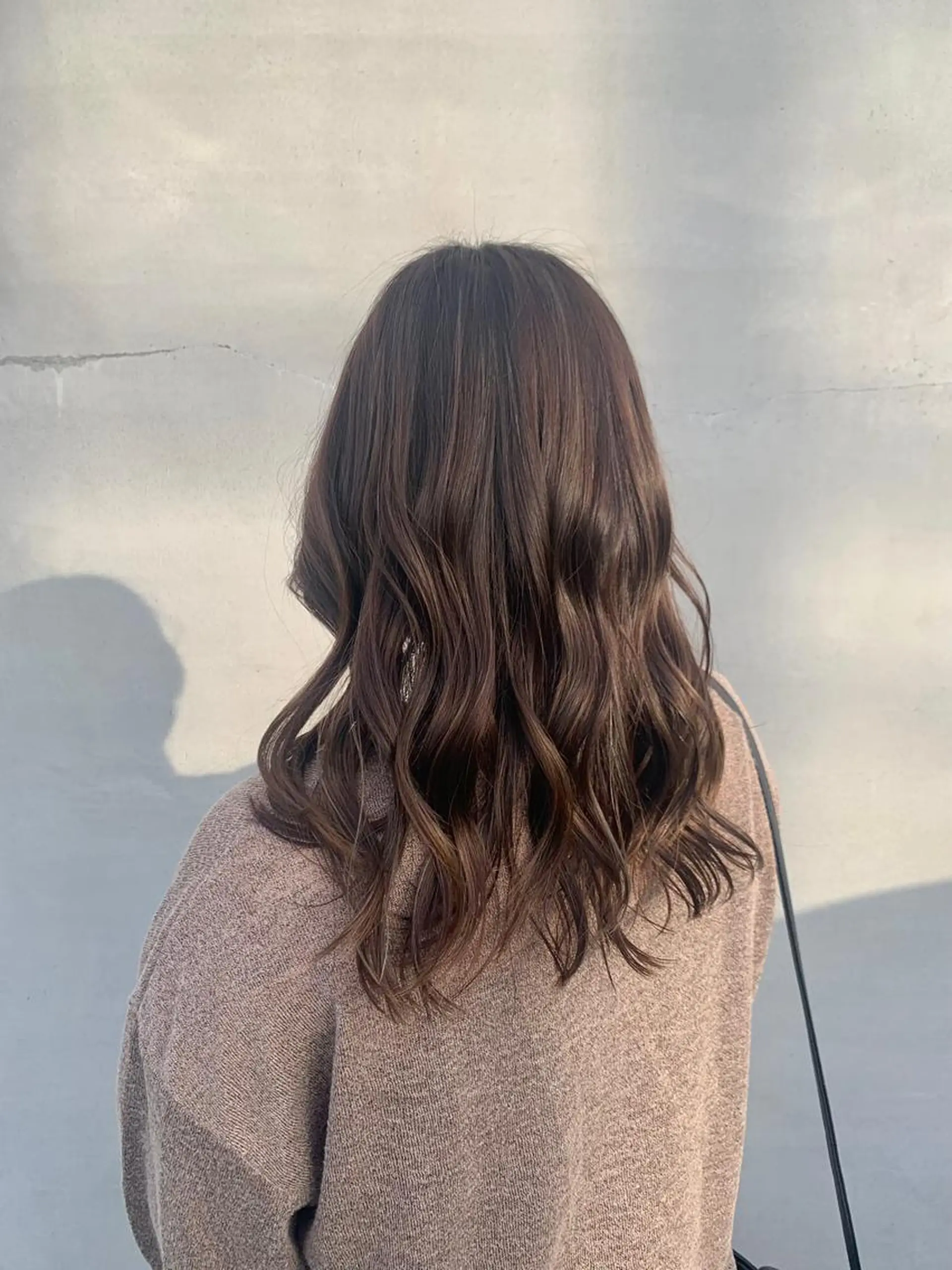 ミディアム カラー 山本  弦生のヘアスタイル