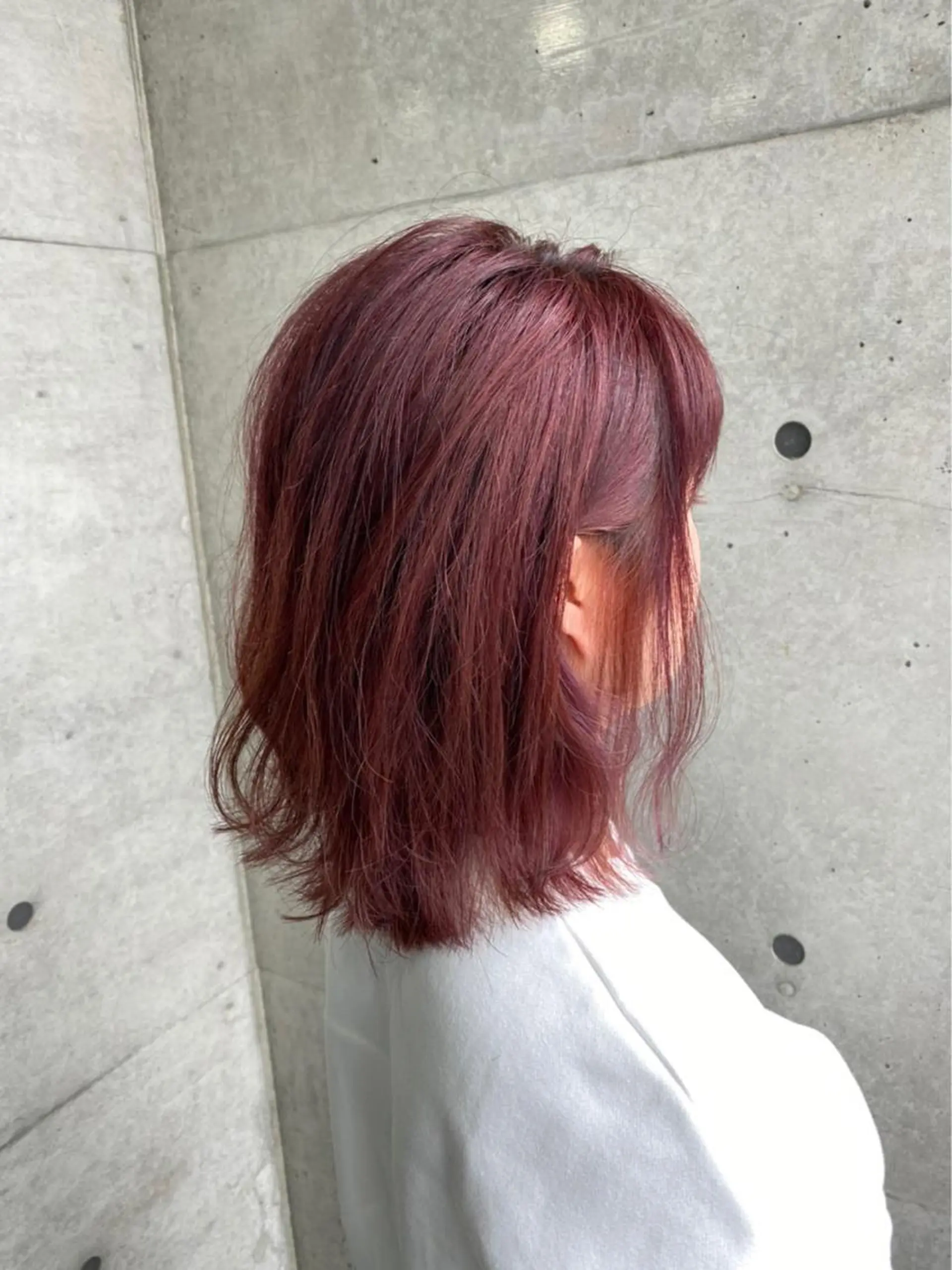 ミディアム カラー __ みずきのヘアスタイル