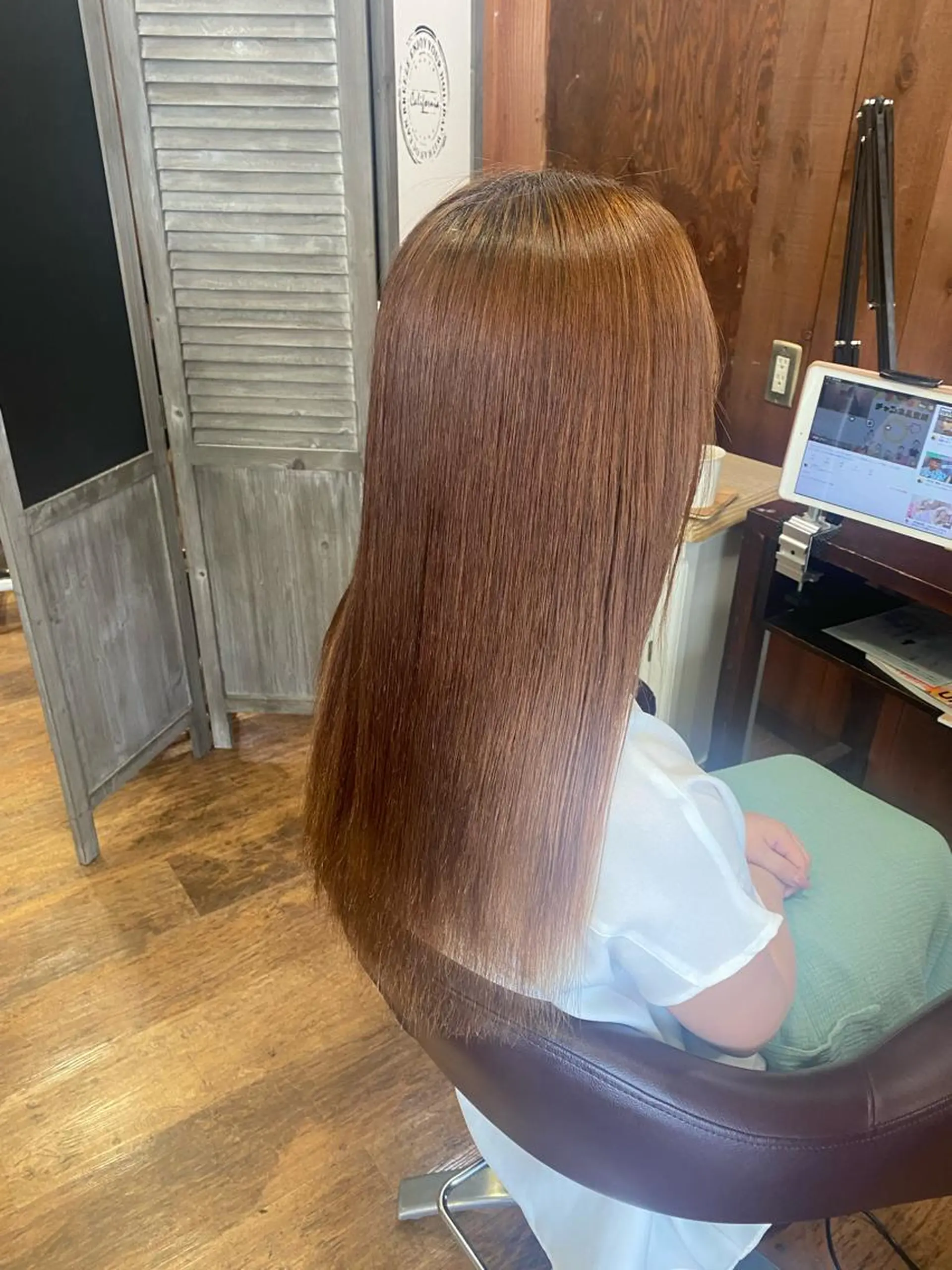 ロング Un Fleur所属・立野 希沙のヘアスタイル