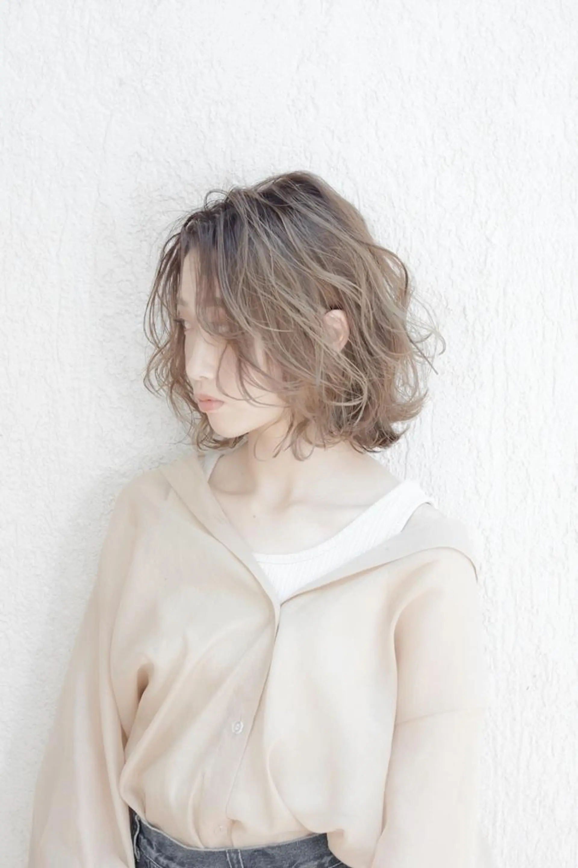 カラー セミロング ba_boo 福岡店のヘアスタイル