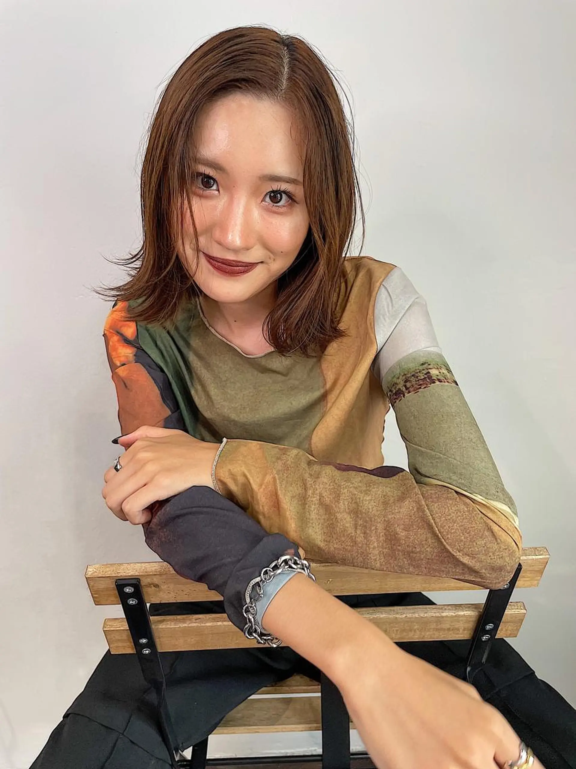 ミディアム ボブ 髪質改善 カット ヘアカラー トリートメント ボブ特化✨ 松本竜之介のヘアスタイル