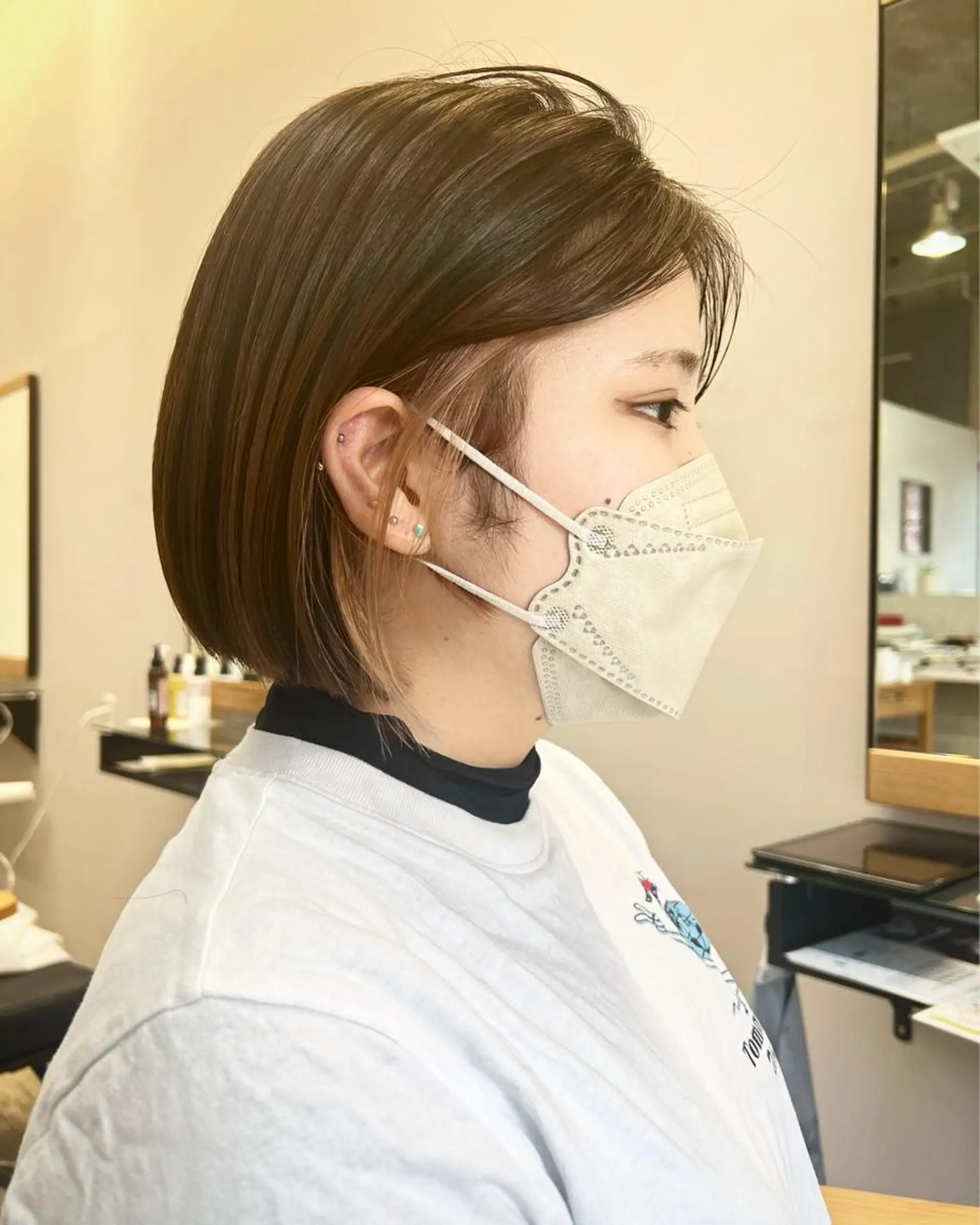 ショート カラー インナーカラー テトネ タカシのヘアスタイル