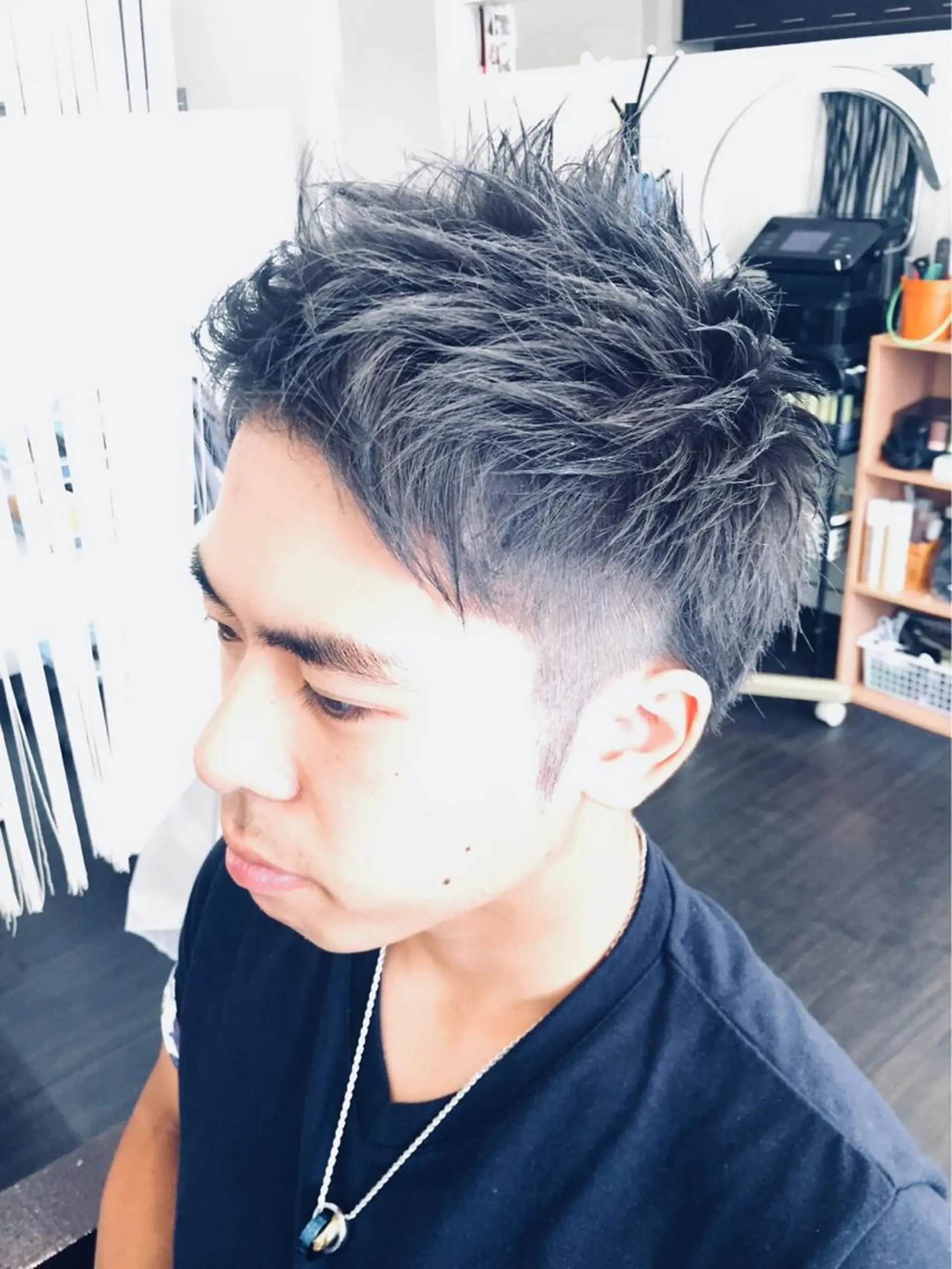 ショート カラー メンズ 阿久津 泰幸のヘアスタイル