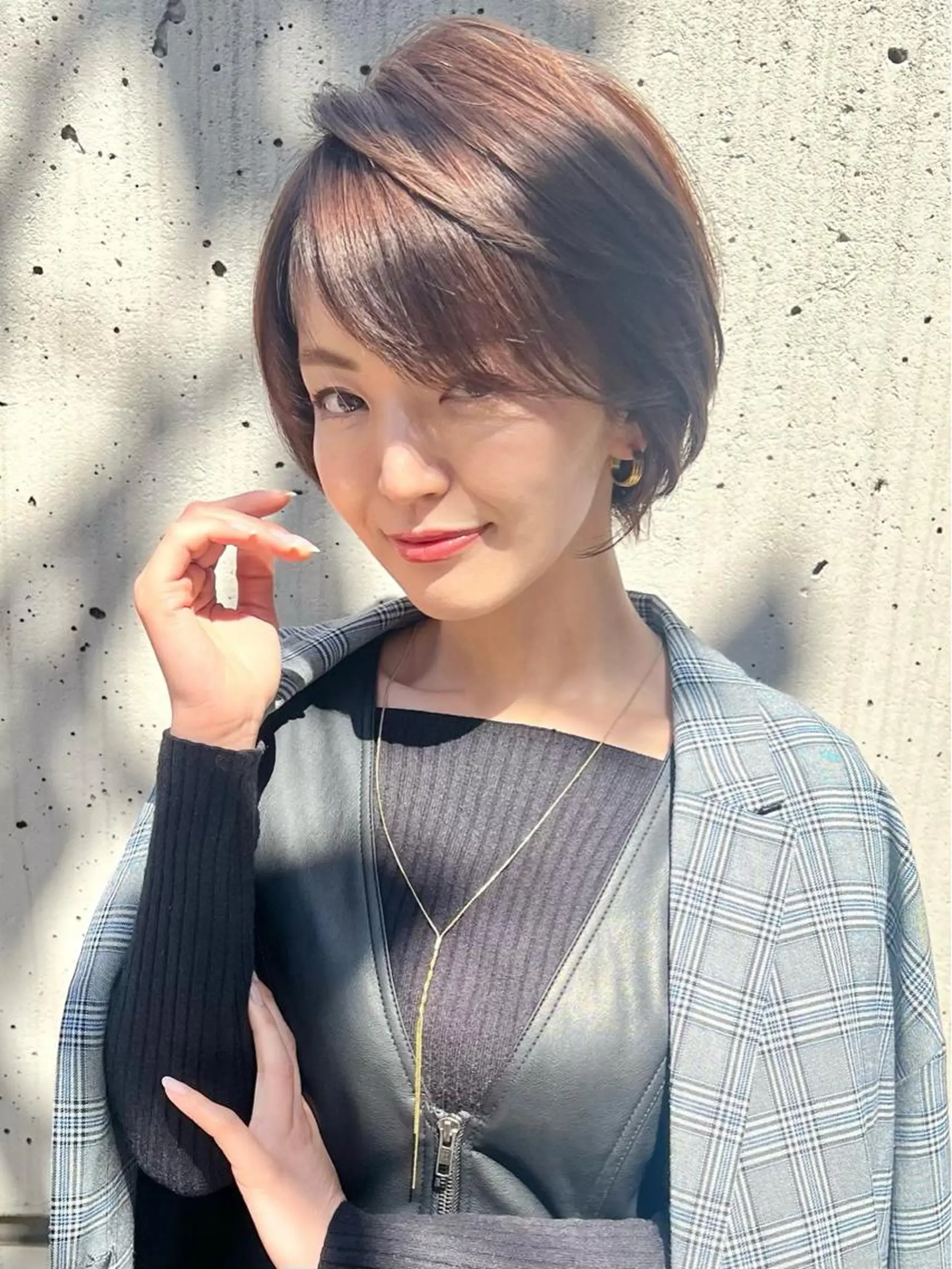 ショート ショート/ボブ/縮毛 三上達大のヘアスタイル