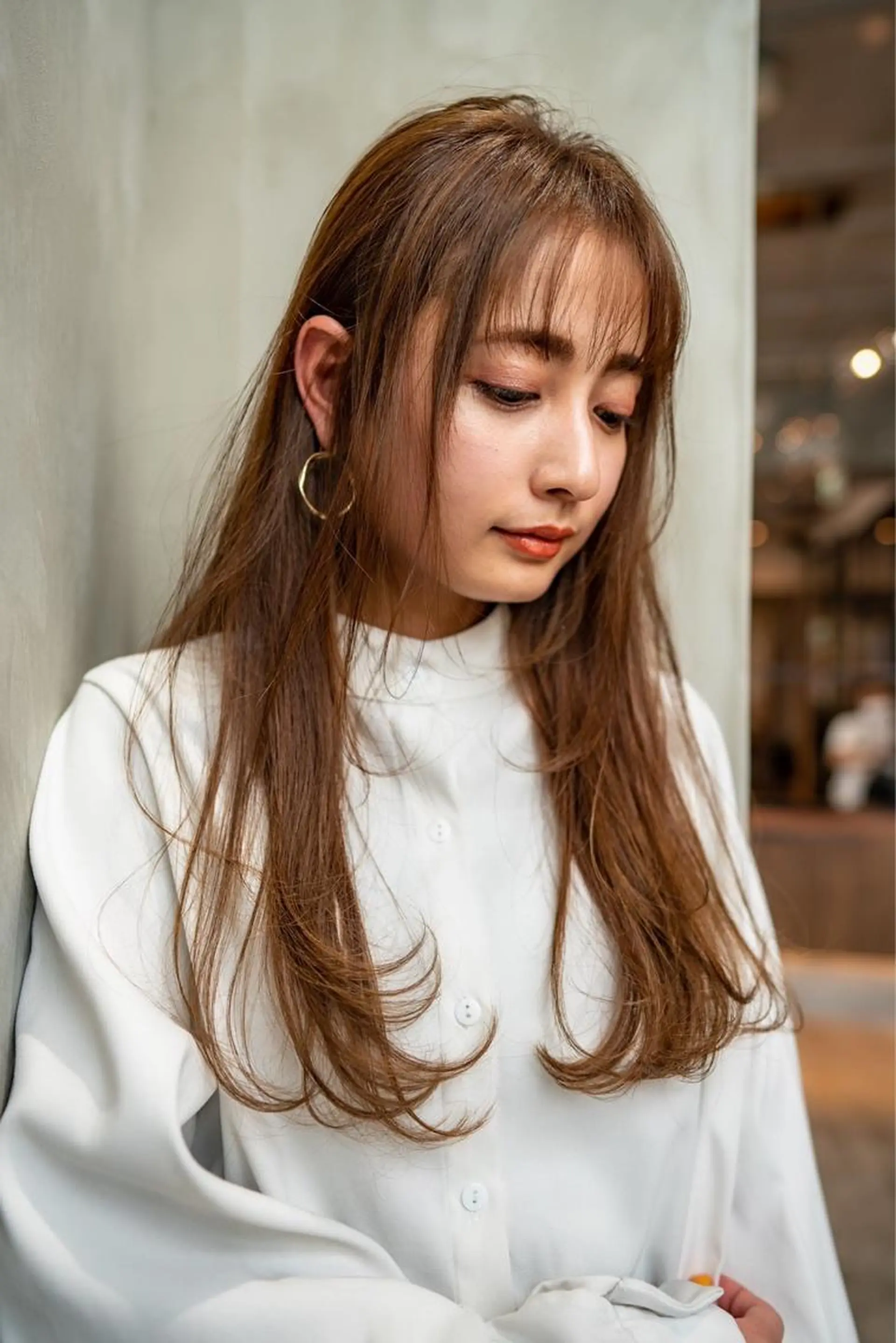 ロング カラー カット ヘアカラー トリートメント 🉐レイヤー/塩見 弘樹🉐渋谷のヘアスタイル