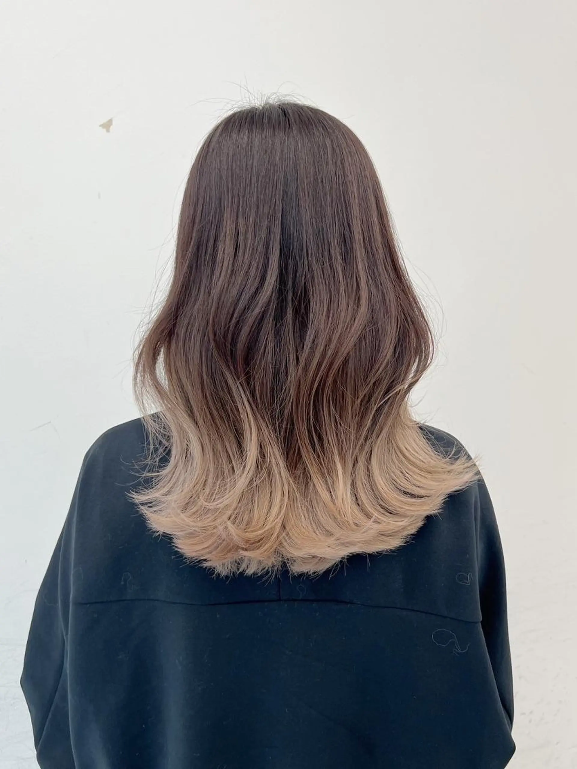 カラー セミロング アディクシーカラー アッシュ ブルーカラー ダークアッシュ グレージュ 【公式】amble luxe池袋東口🩷のヘアスタイル