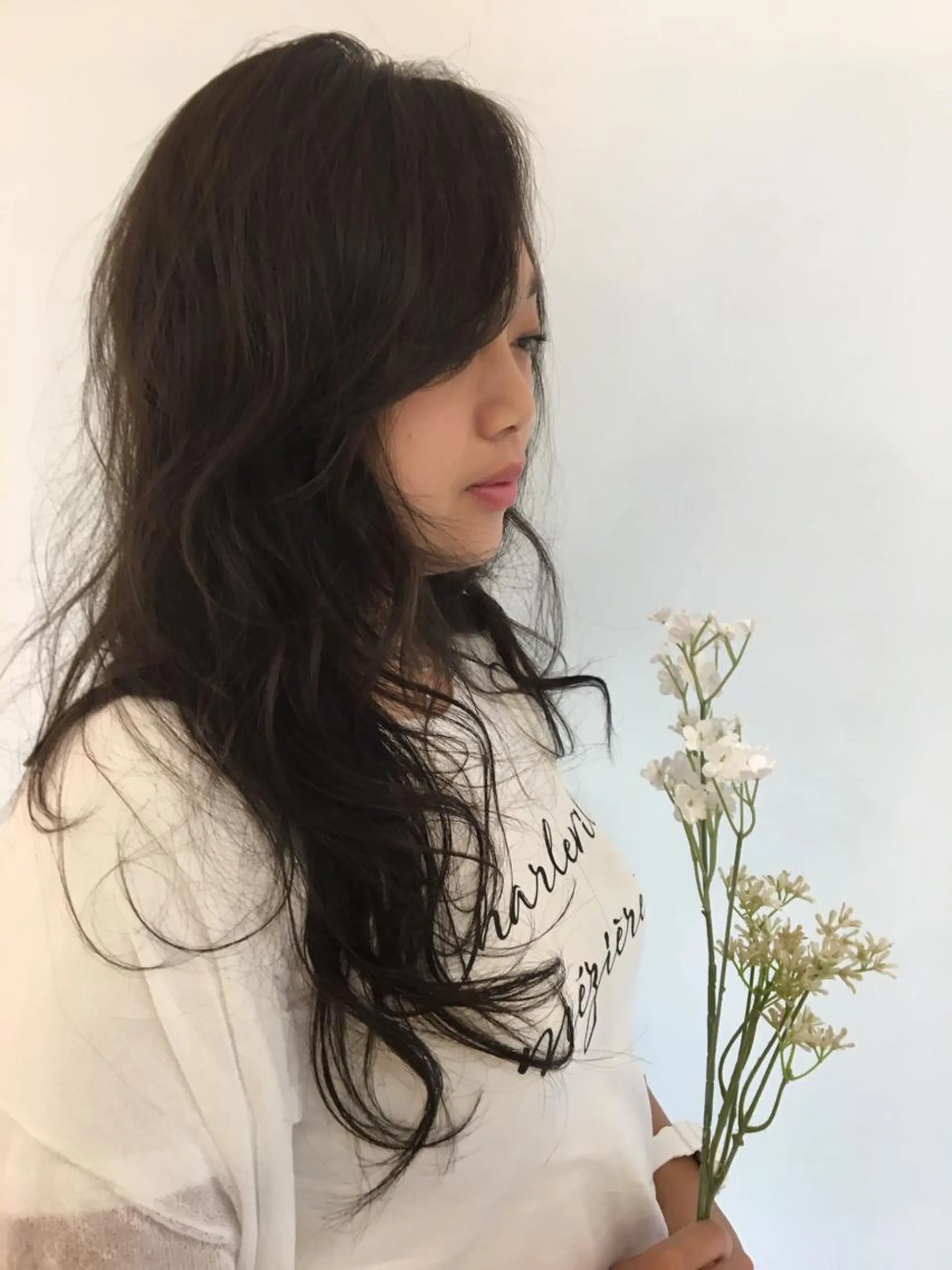 ロング カラー ヘアアレンジ たなか ちあきのヘアスタイル