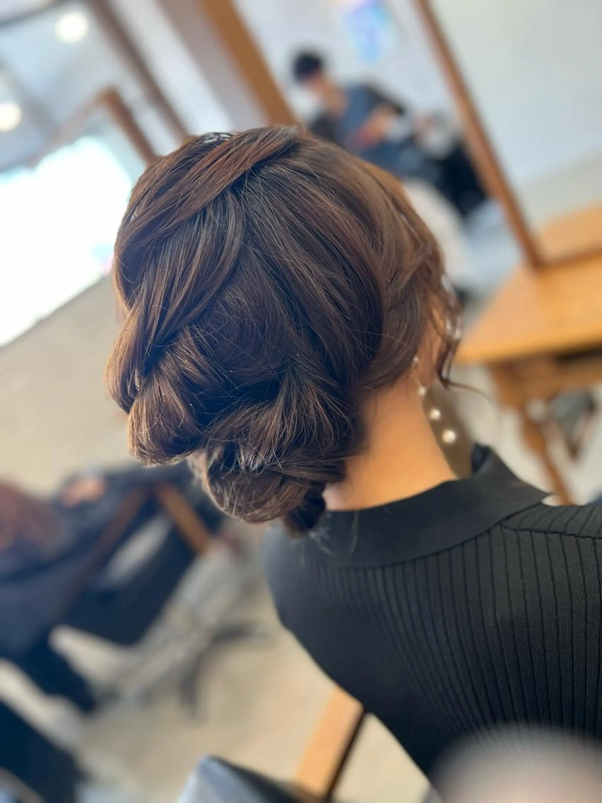 ミディアム ヘアアレンジ ヘアセット Style Tのヘアスタイル