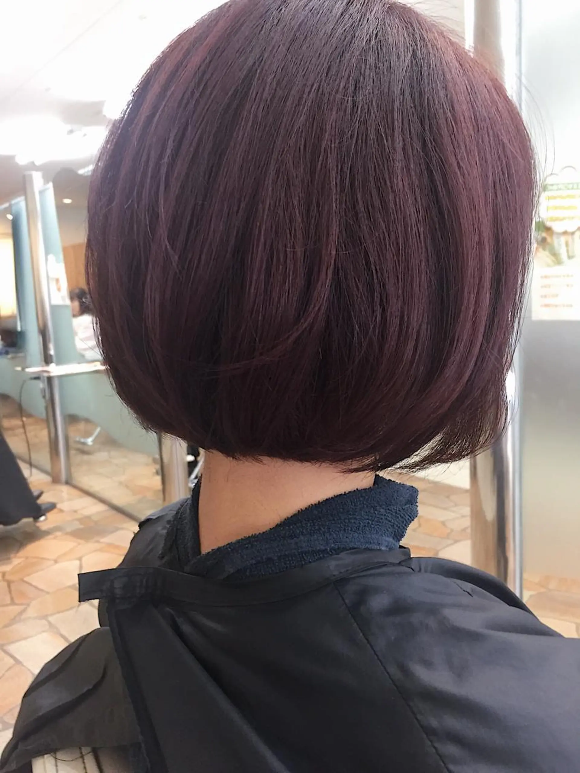 ショート カラー ハットリ /北習志野のヘアスタイル