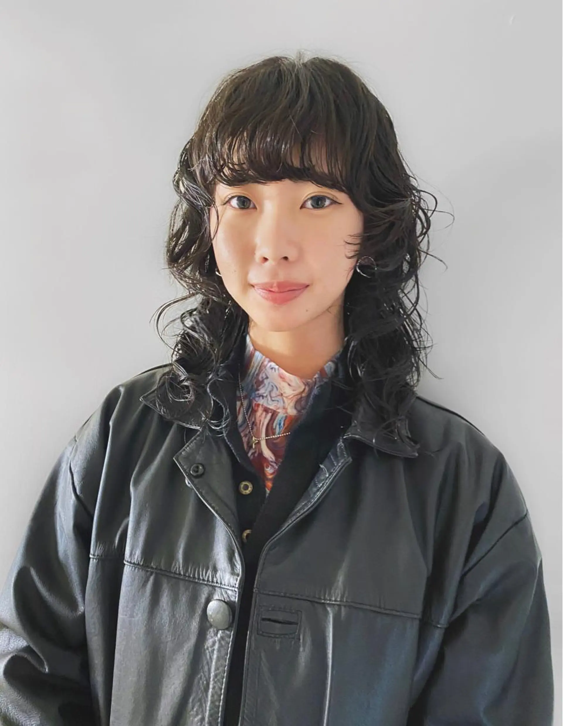 ミディアム パーマ カット パーマ レイヤー/パーマ /ウルフ/nabeのヘアスタイル