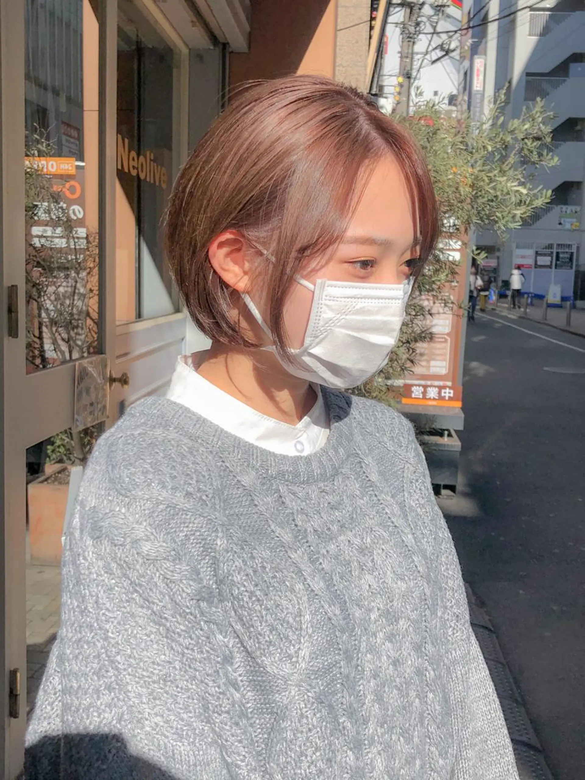 ショート カラー ショートボブ💗 ヤマネシオリのヘアスタイル