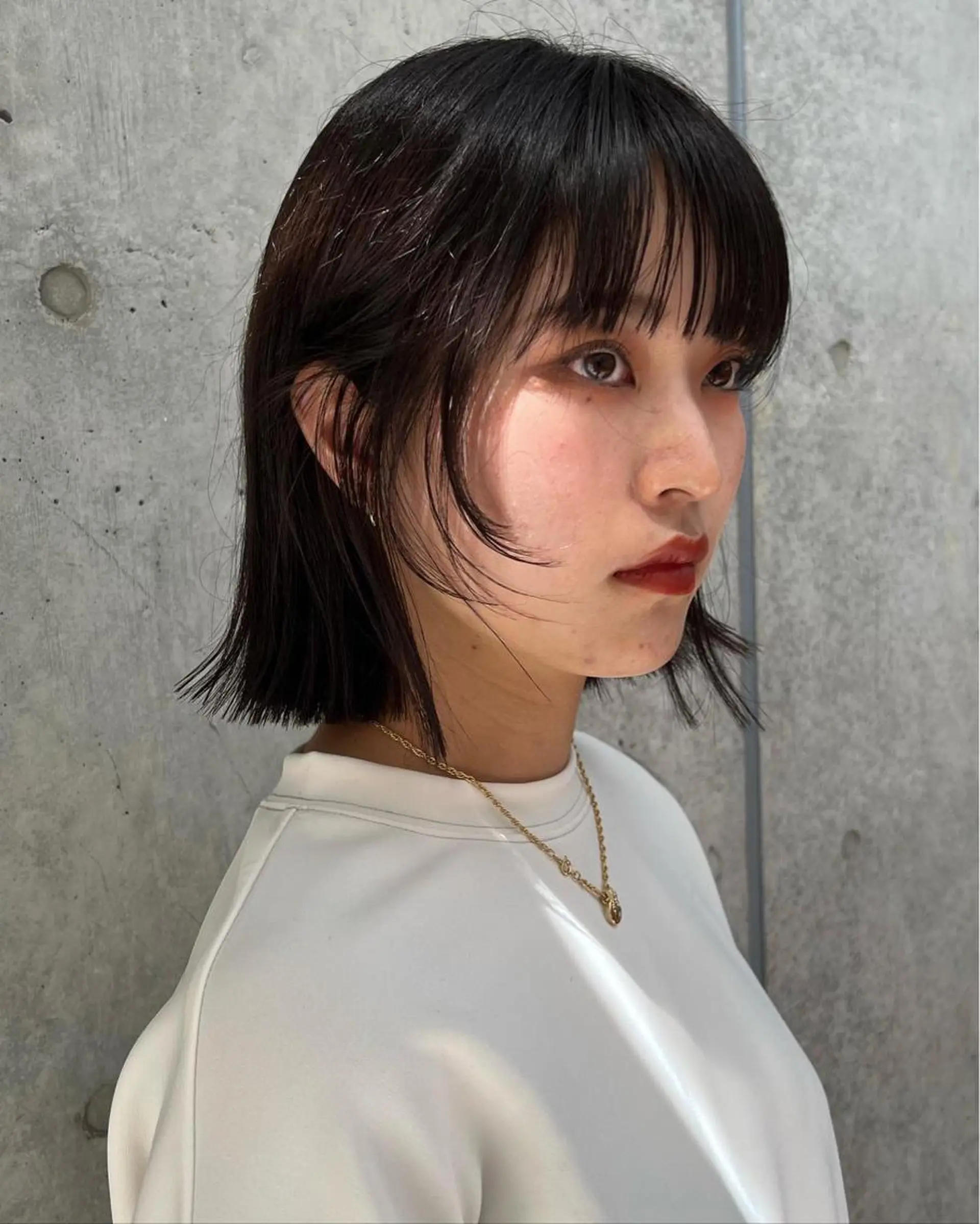 ショート ボブ 顔まわりレイヤー レイヤーカット レイヤー専門家 ダブルカラー修のヘアスタイル