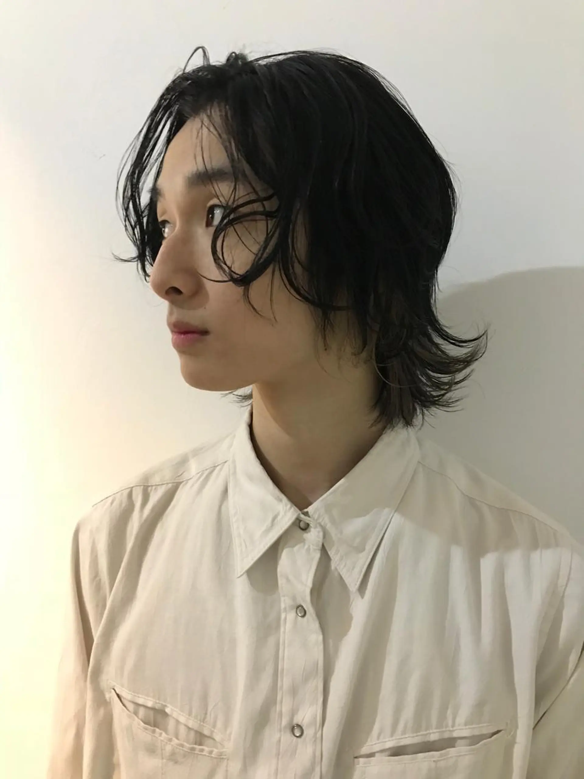 メンズ メンズパーマ メンズウルフカット ウルフカット カット パーマ トリートメント 💓パーマ，💗 レイヤーカットのヘアスタイル