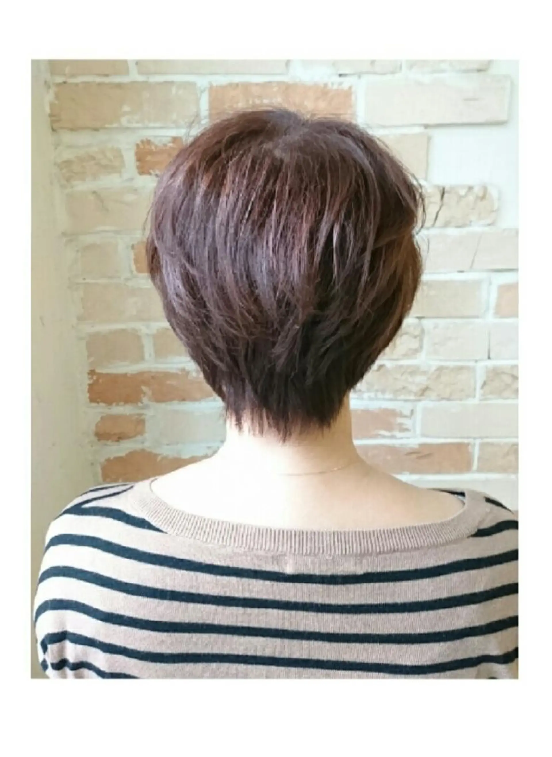 ショート カラー アッシュ ピンクカラー ピンクアッシュ RU RIのヘアスタイル