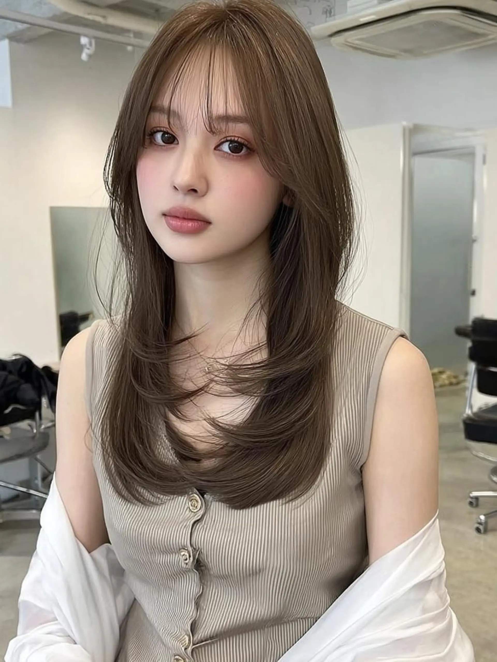 セミロング ボブ 外国人風カラー カット ヘアカラー トリートメント 🎀透明感カラー/ yuka🎀のヘアスタイル