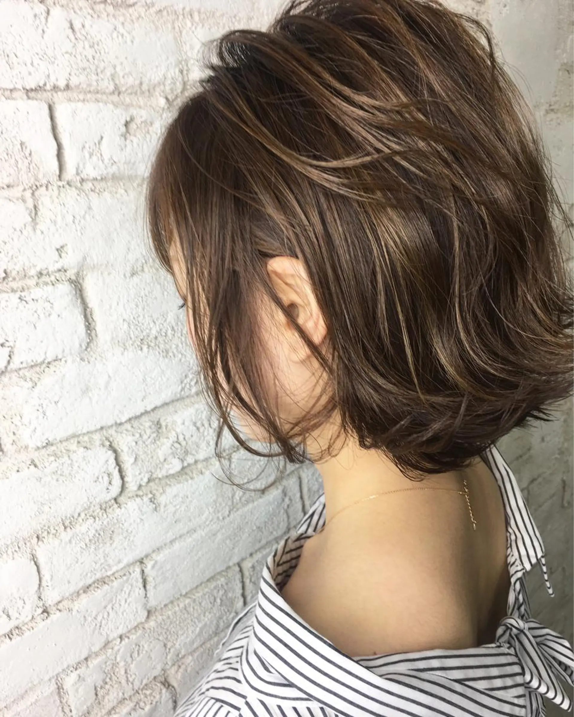 ミディアム カラー イルミナカラー boutique misakiのヘアスタイル