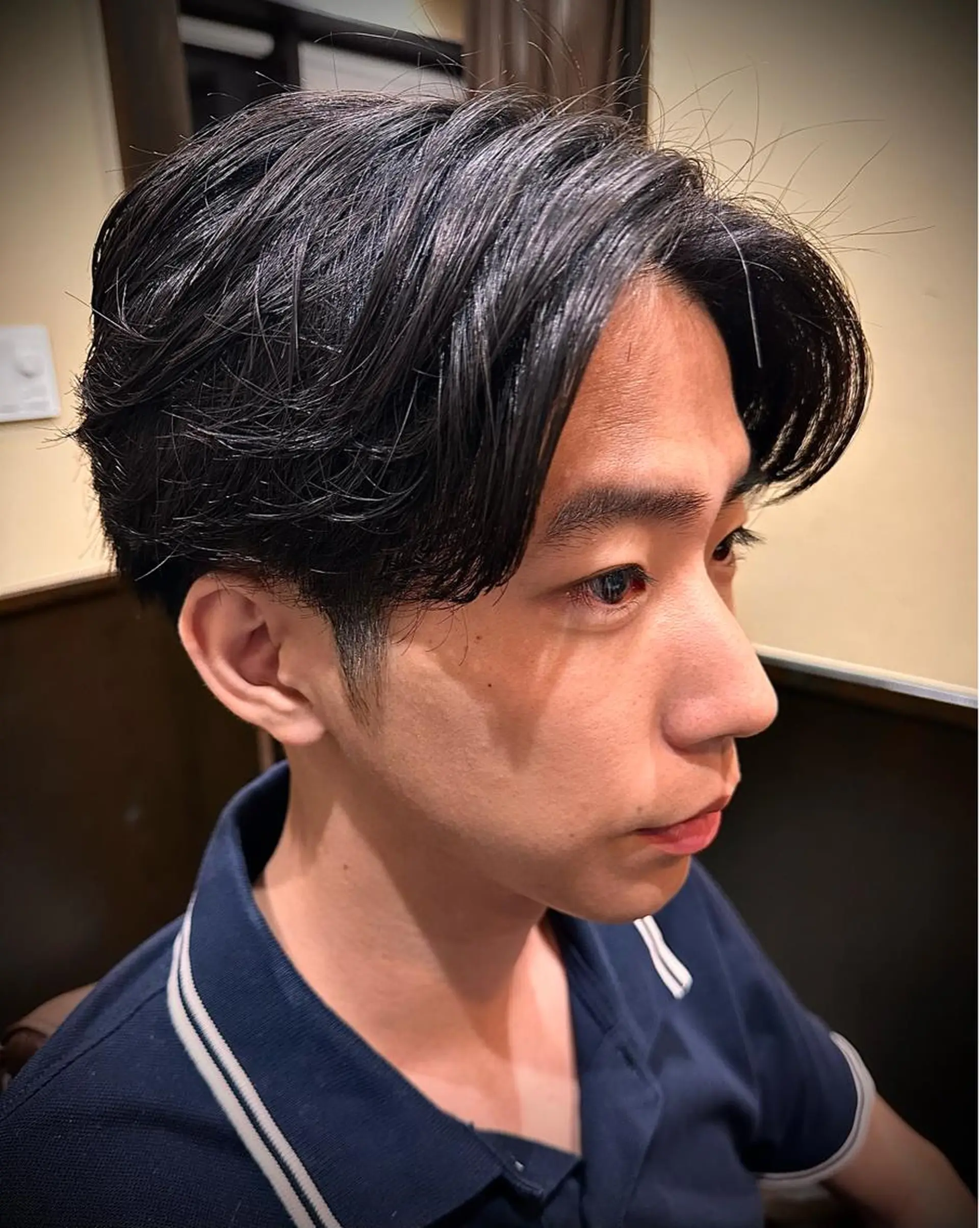 パーマ ニュアンスパーマ ヒロ銀座BARBERSHOP横浜店所属・横浜 カット全般 大槻のヘアスタイル