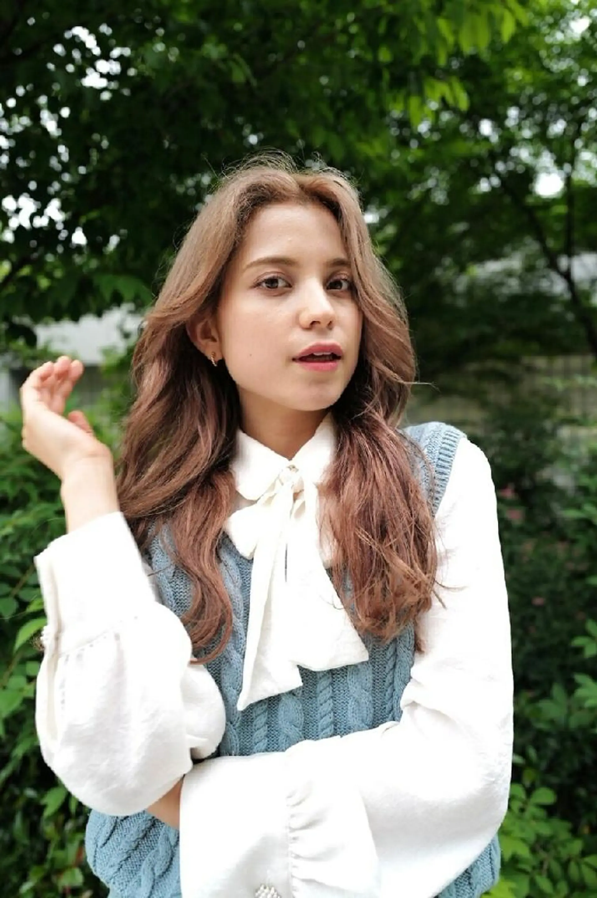 ロング カラー ヘアアレンジ 冨岡 千尋のヘアスタイル