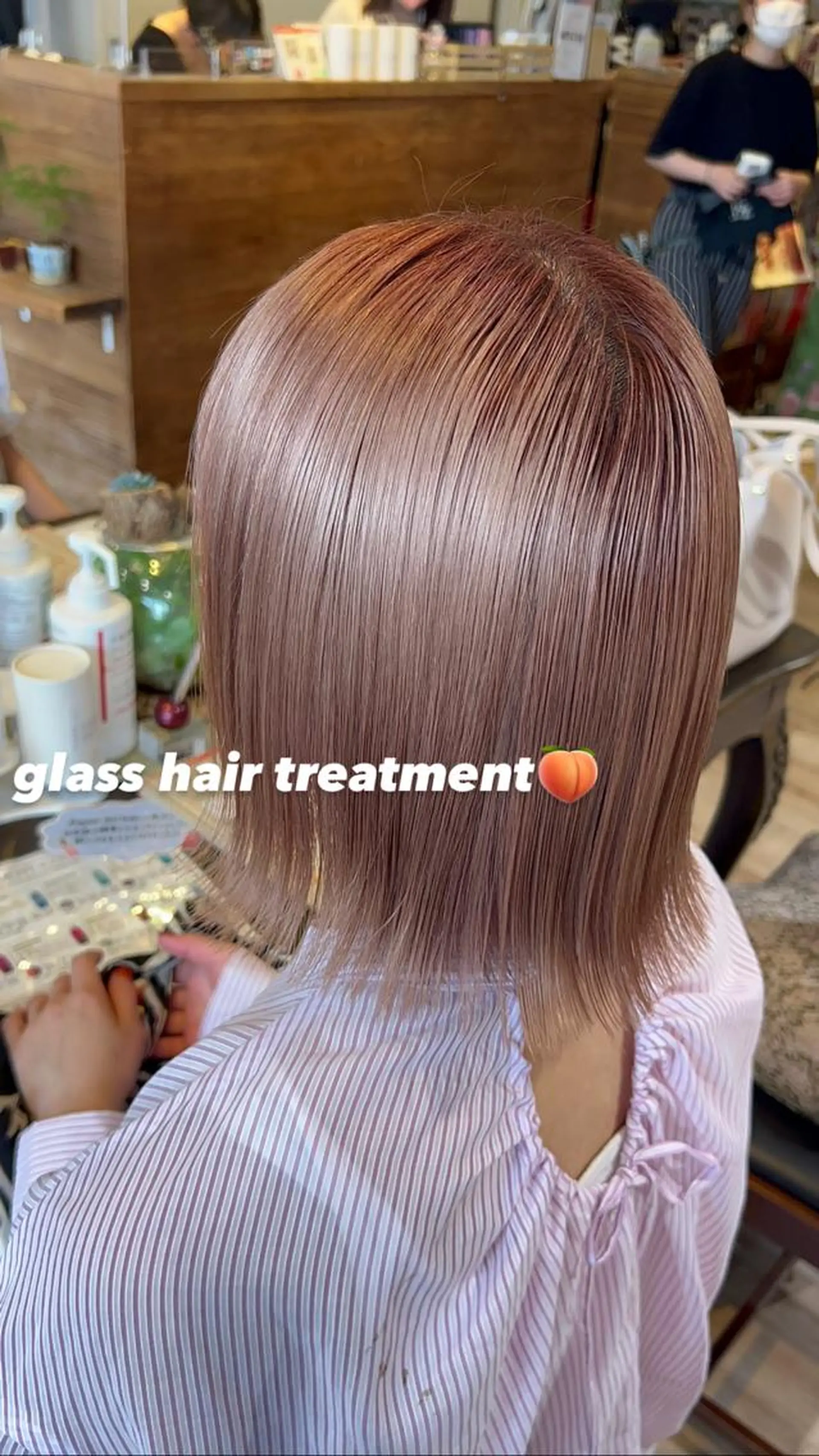 ショート 髪質改善 ショートヘア トリートメント 暖色ｶﾗｰ/ﾚｲﾔｰ ｶｯﾄ/Yunaのヘアスタイル