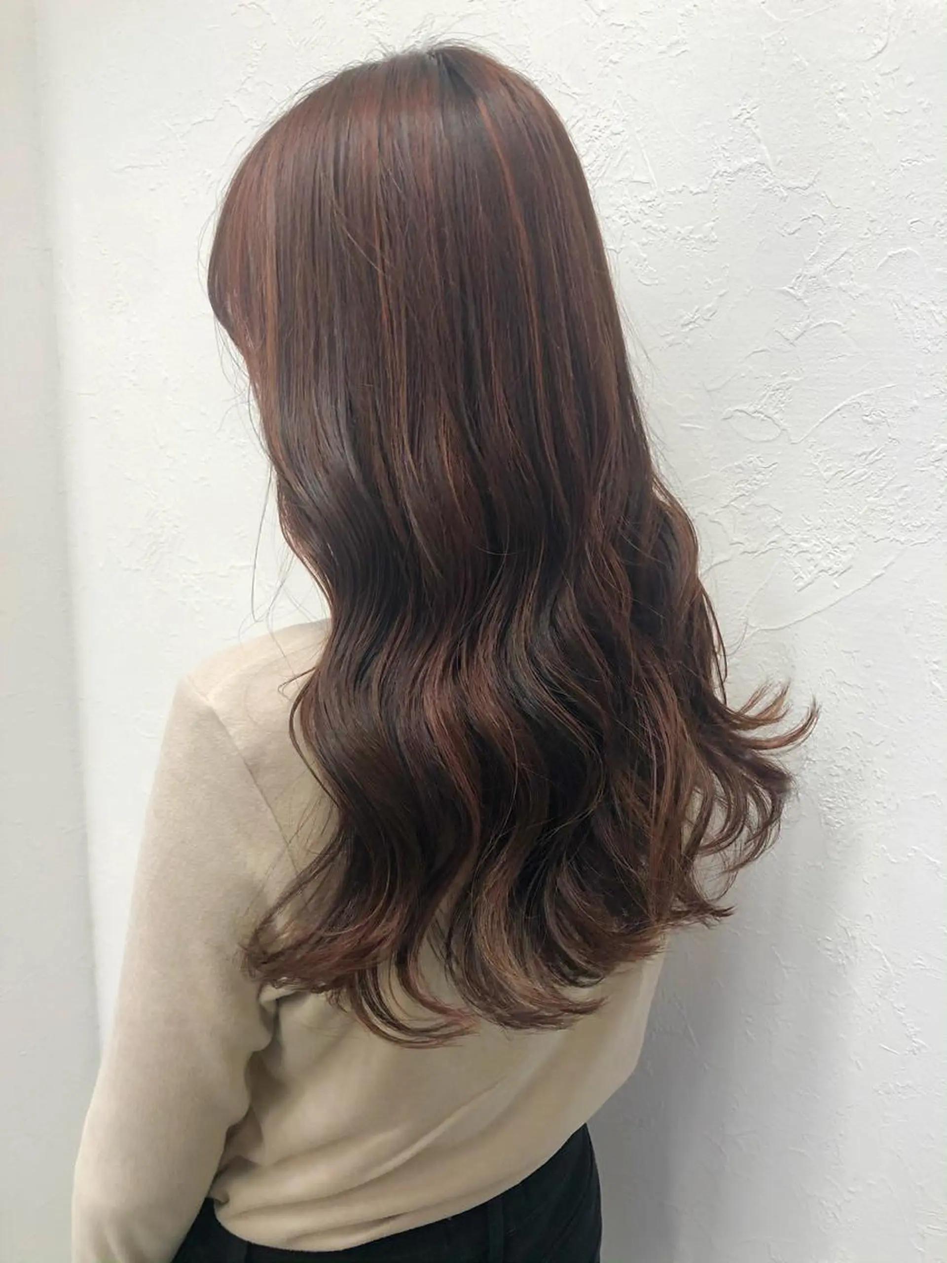 ロング カラー ベージュカラー ハイライトカラー ピンクカラー ピンクベージュ ハイライト ヘアカラー 2nd所属・🤍2nd🤍田所 美希のヘアスタイル