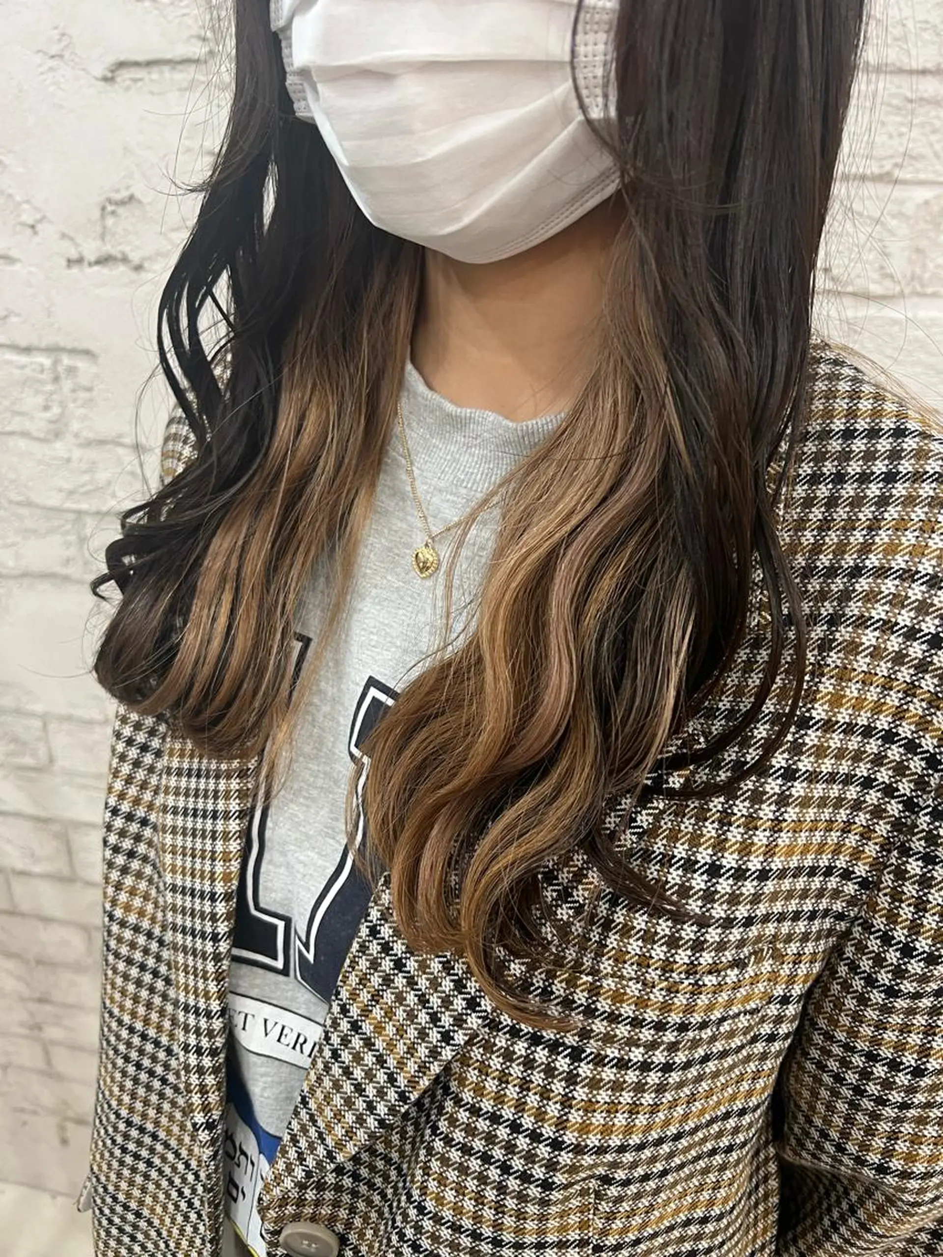 ロング カラー ヘアカラー エクステ&艶カラー 🎀YURINA🎀のヘアスタイル