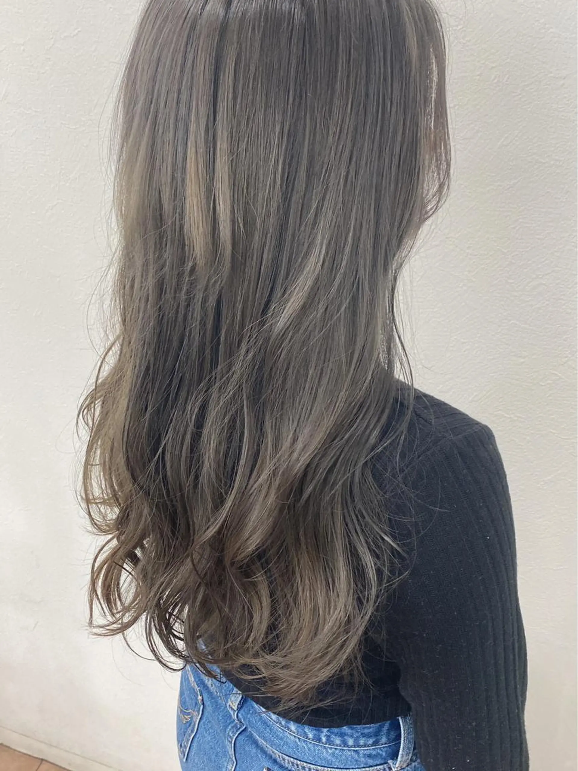 ロング カット ヘアカラー 時末侑実 桜井駅のヘアスタイル