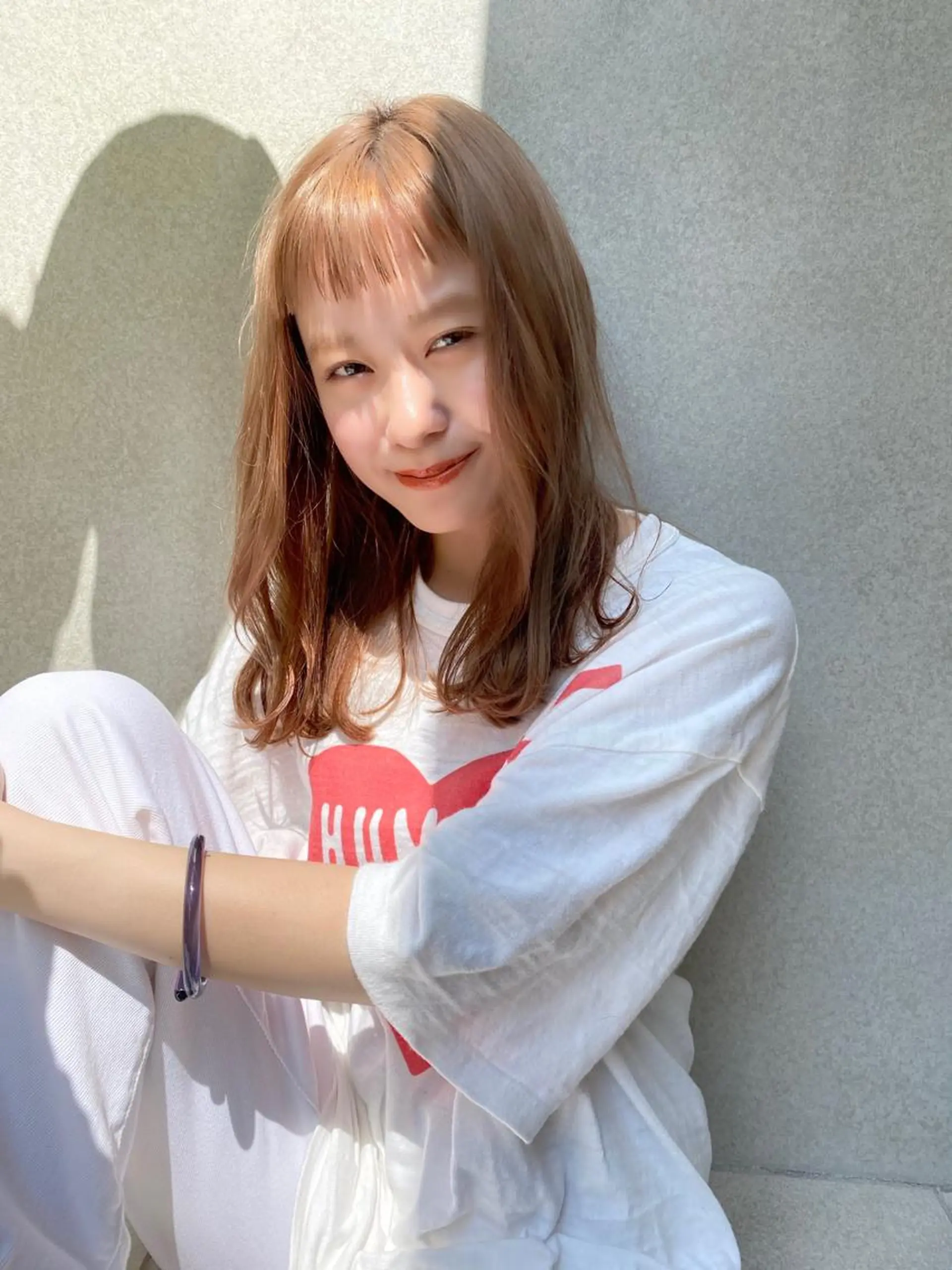 ミディアム 韓国風/髪質改善/ ナガヤアキラのヘアスタイル