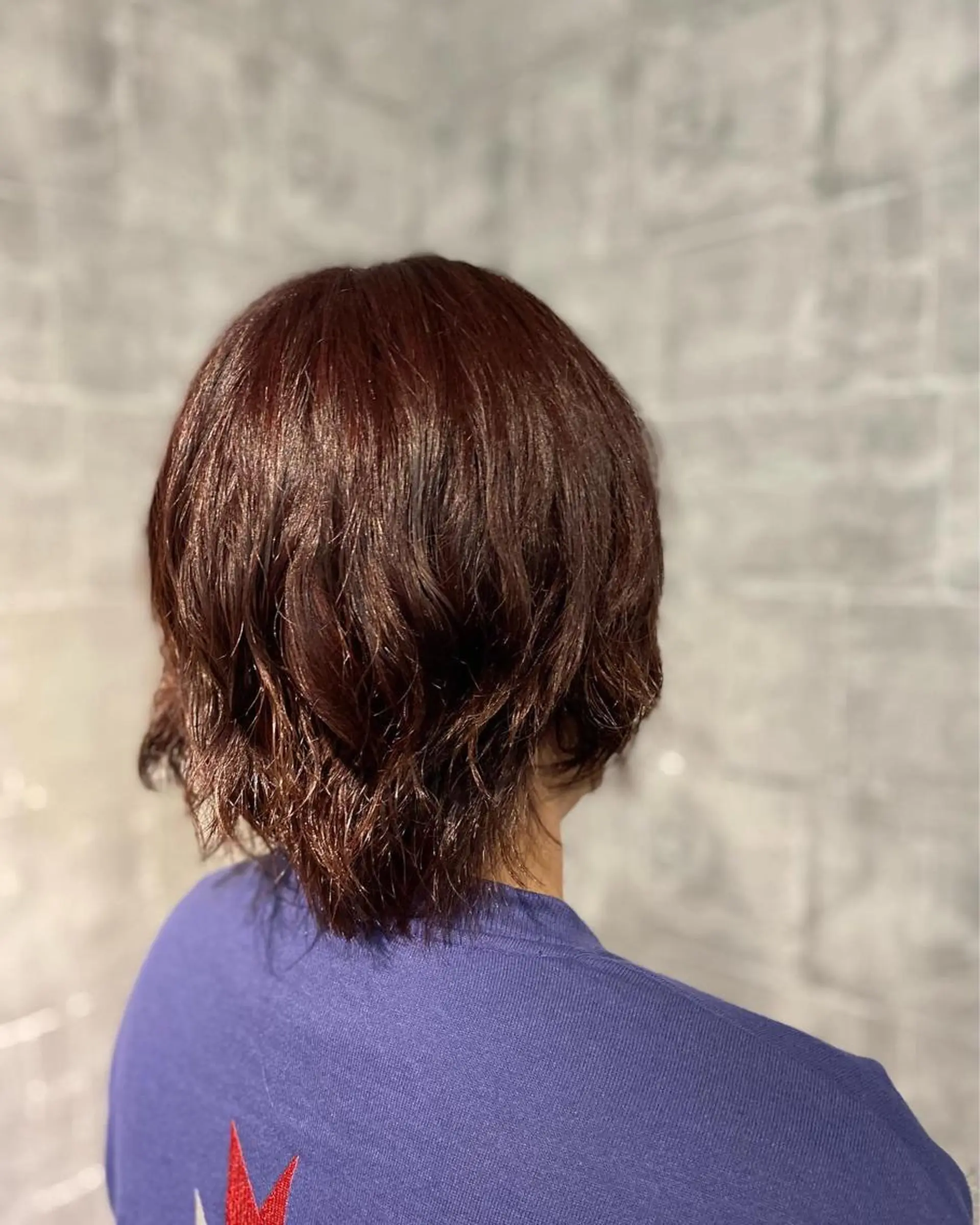 ショート カラー ブラウンカラー ピンクカラー ピンクブラウン 神山 陽菜のヘアスタイル