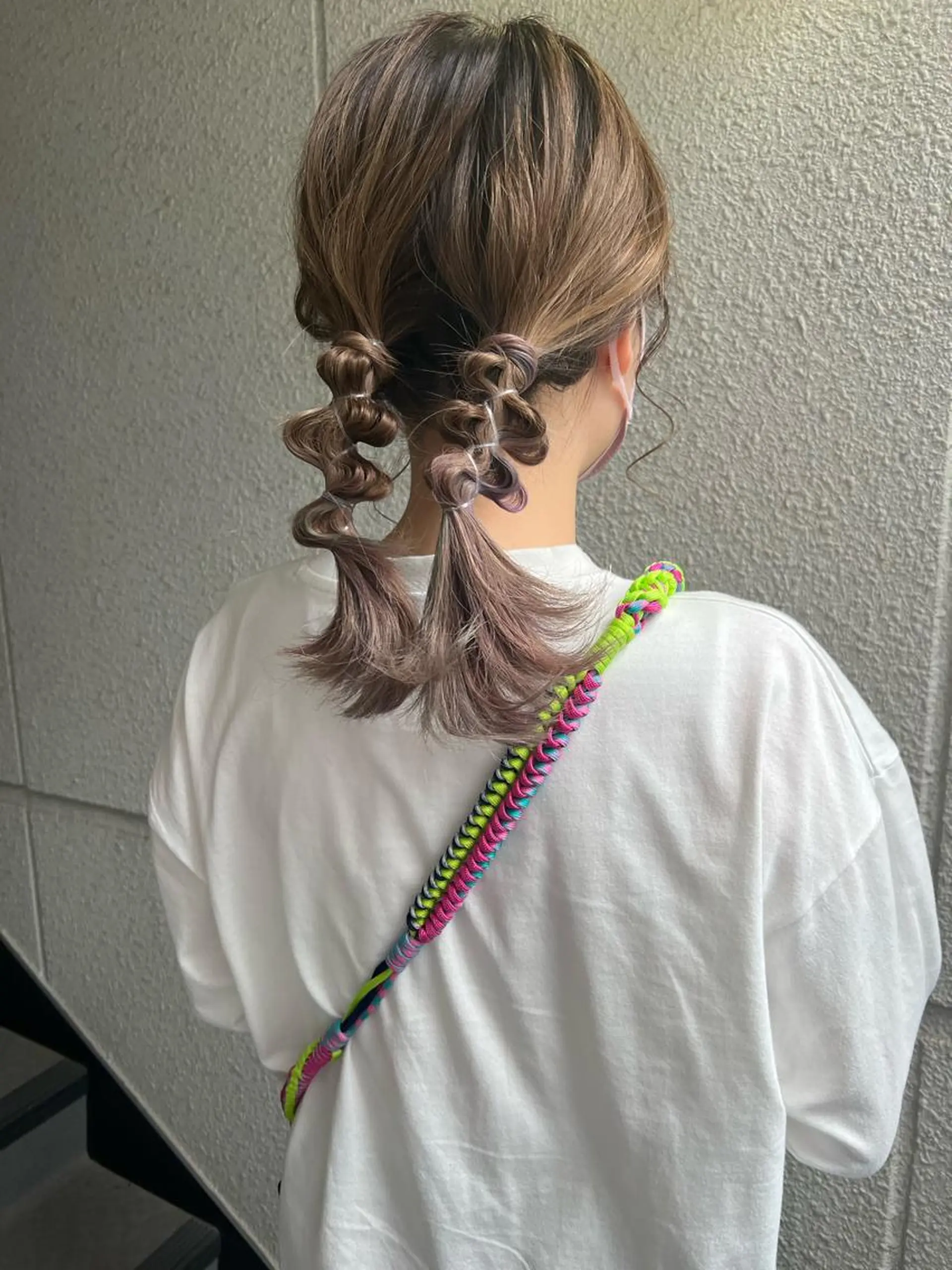 ミディアム ヘアアレンジ ヘアセット カラーパティシエ facce🌼ikoのヘアスタイル