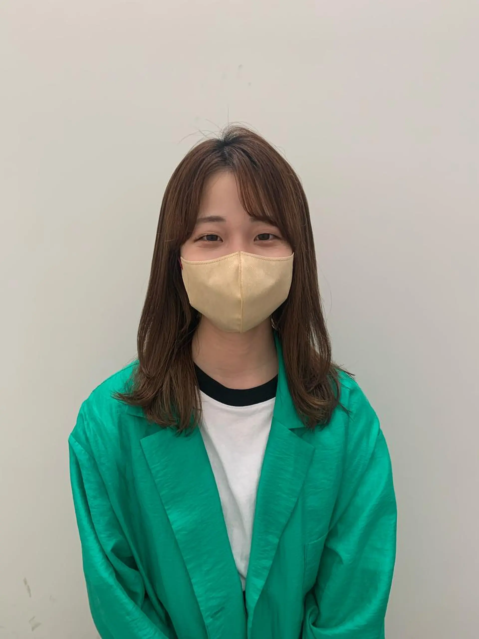 セミロング カット ヘアカラー aoi /パーマ /まるみショートのヘアスタイル